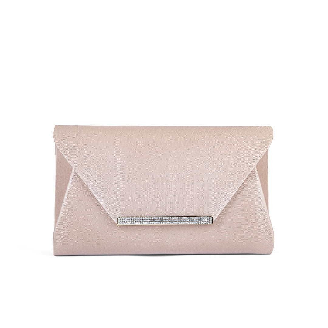 Champagne Fancy Clutch P24149 - Image 2