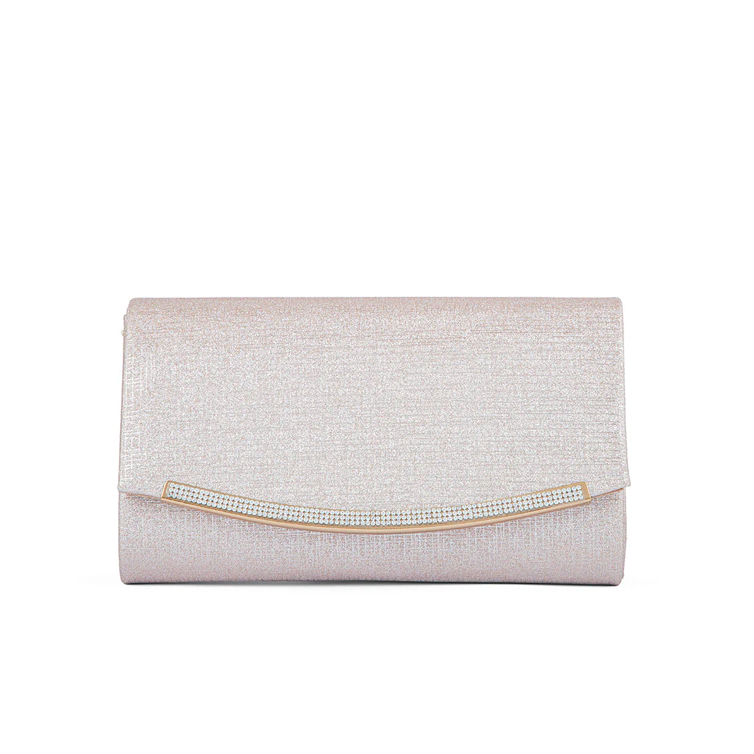 Champagne Fancy Clutch P24171 - Image 2