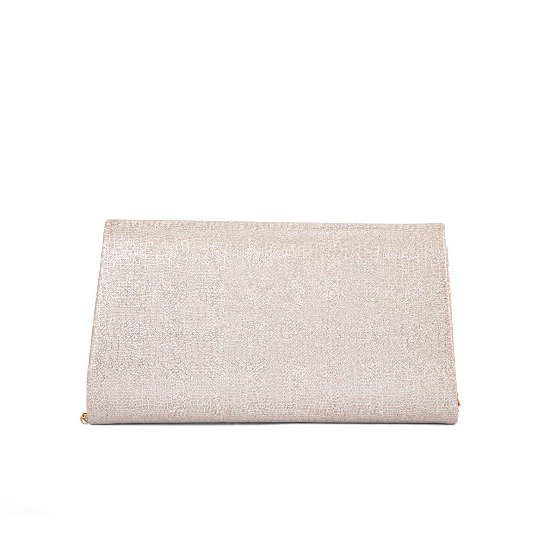 Champagne Fancy Clutch P24174 - Image 3