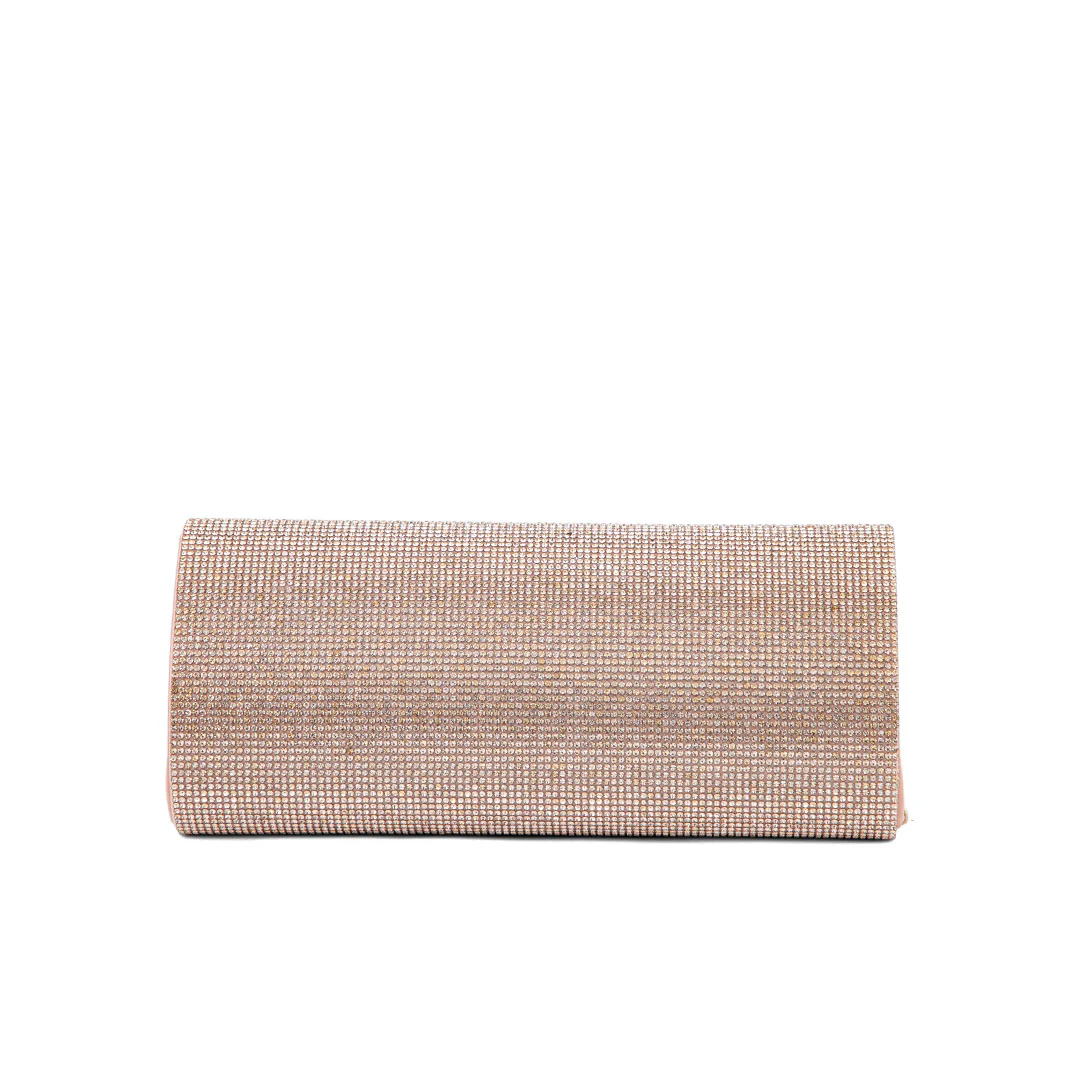 Champagne Fancy Clutch P24328 - Image 4