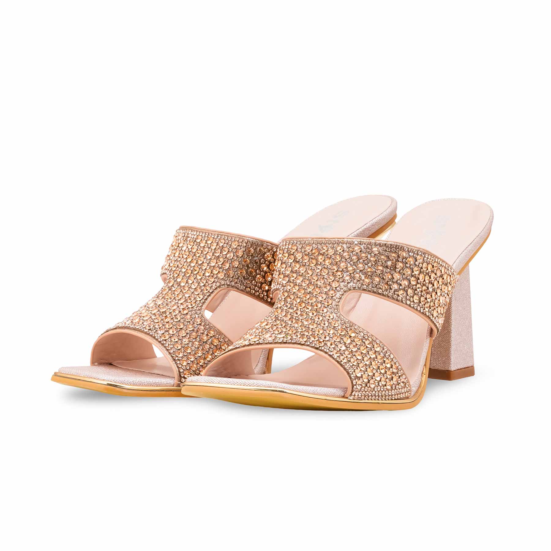 Champagne Fancy Women Slipper FN8026 - Image 3