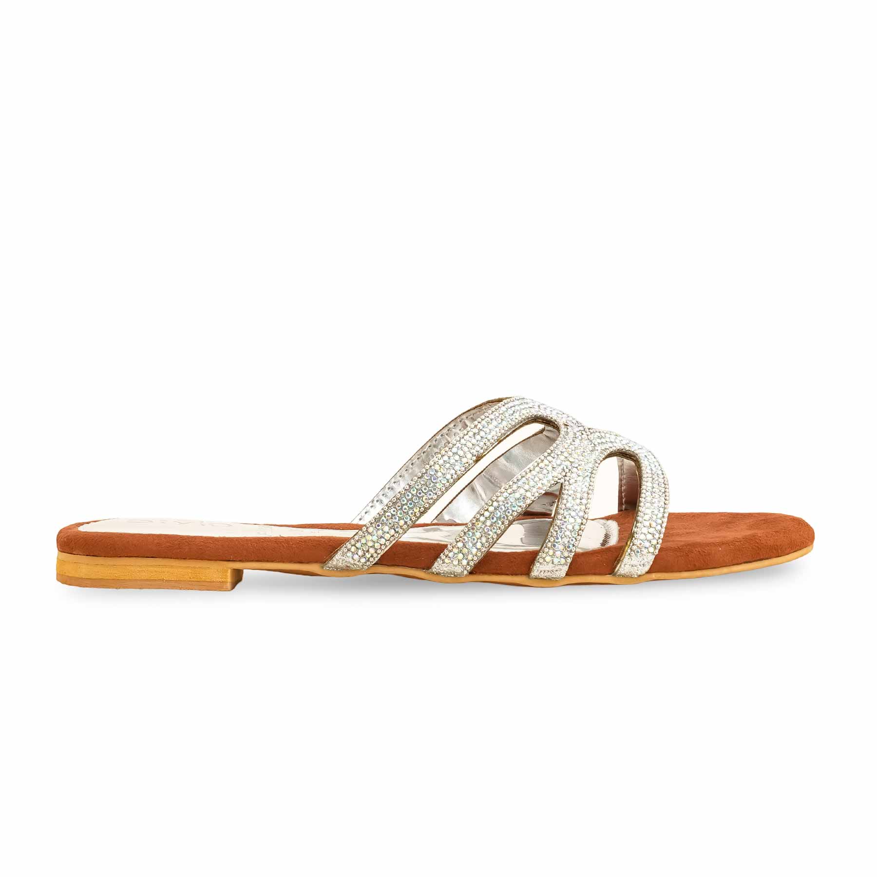 Coffee Fancy Slipper For Ladies FN7932 - Image 2