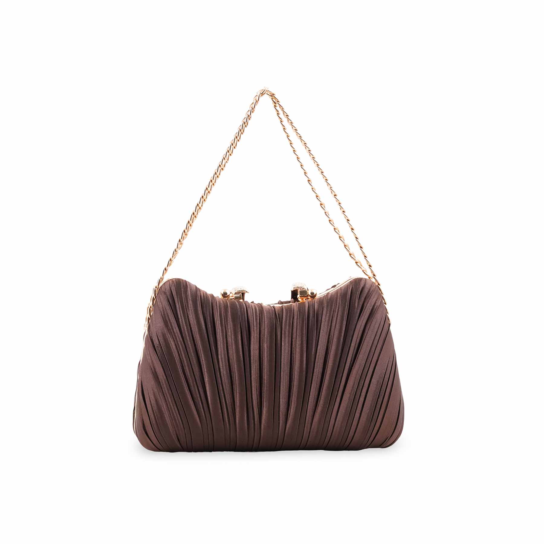 Coffee Formal Clutch For Ladies P24439 - Image 4