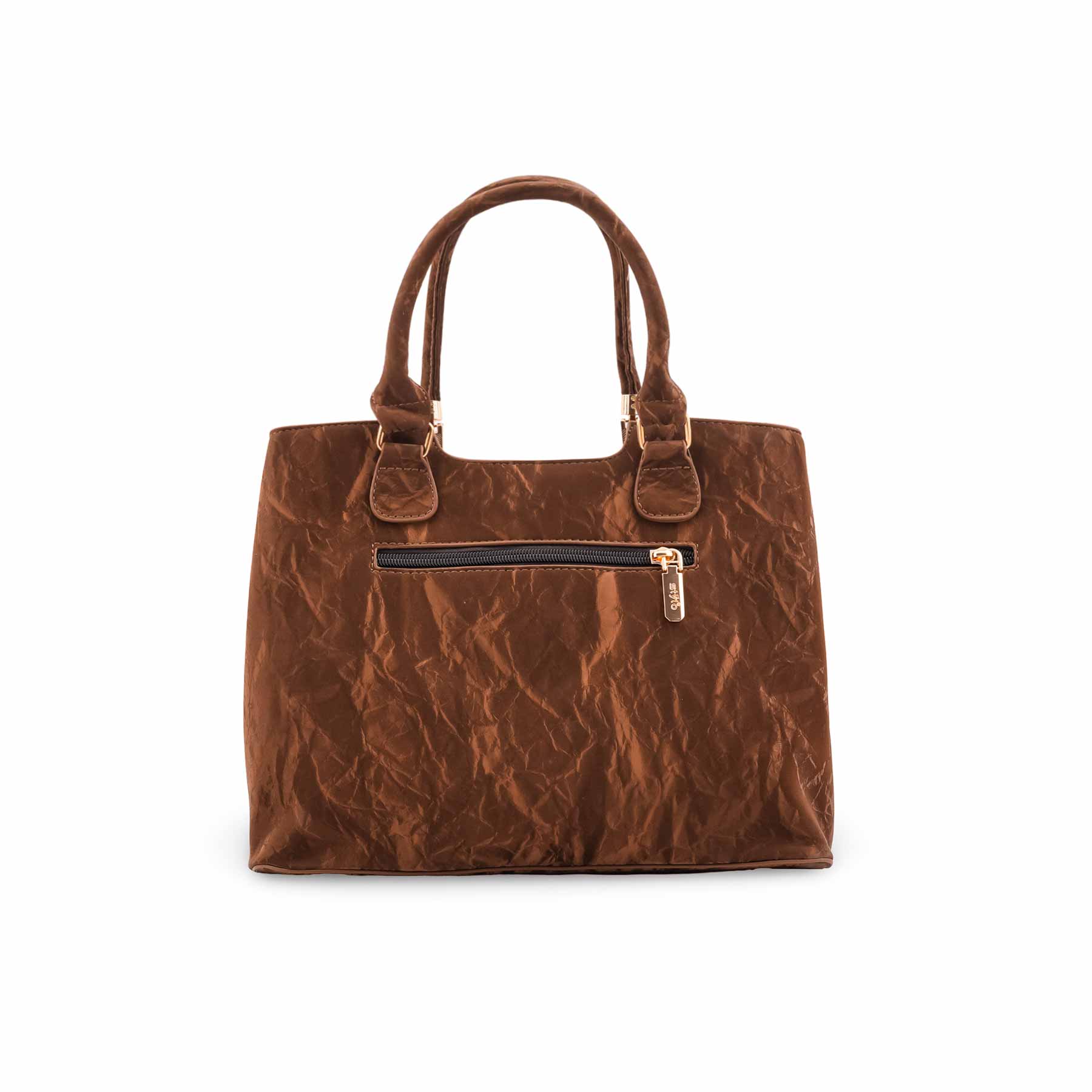 Coffee Formal Hand Bag For Ladies P36454 - Image 4
