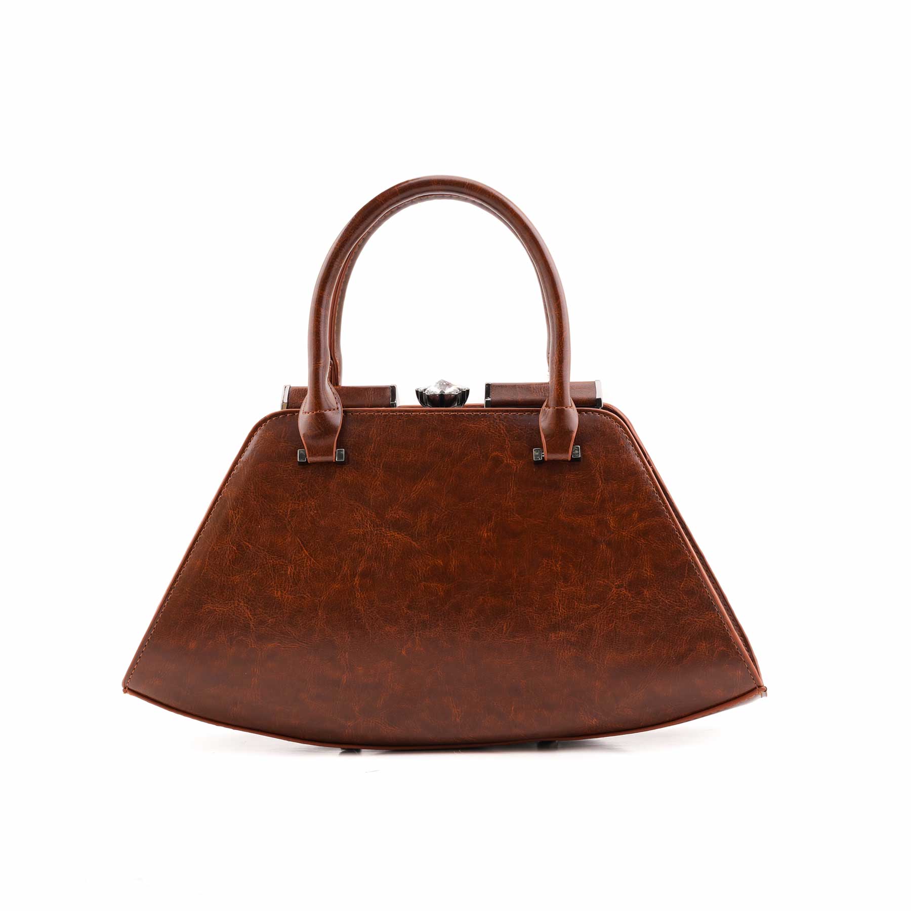 Coffee Formal Hand Bag For Women P36471 - Image 4