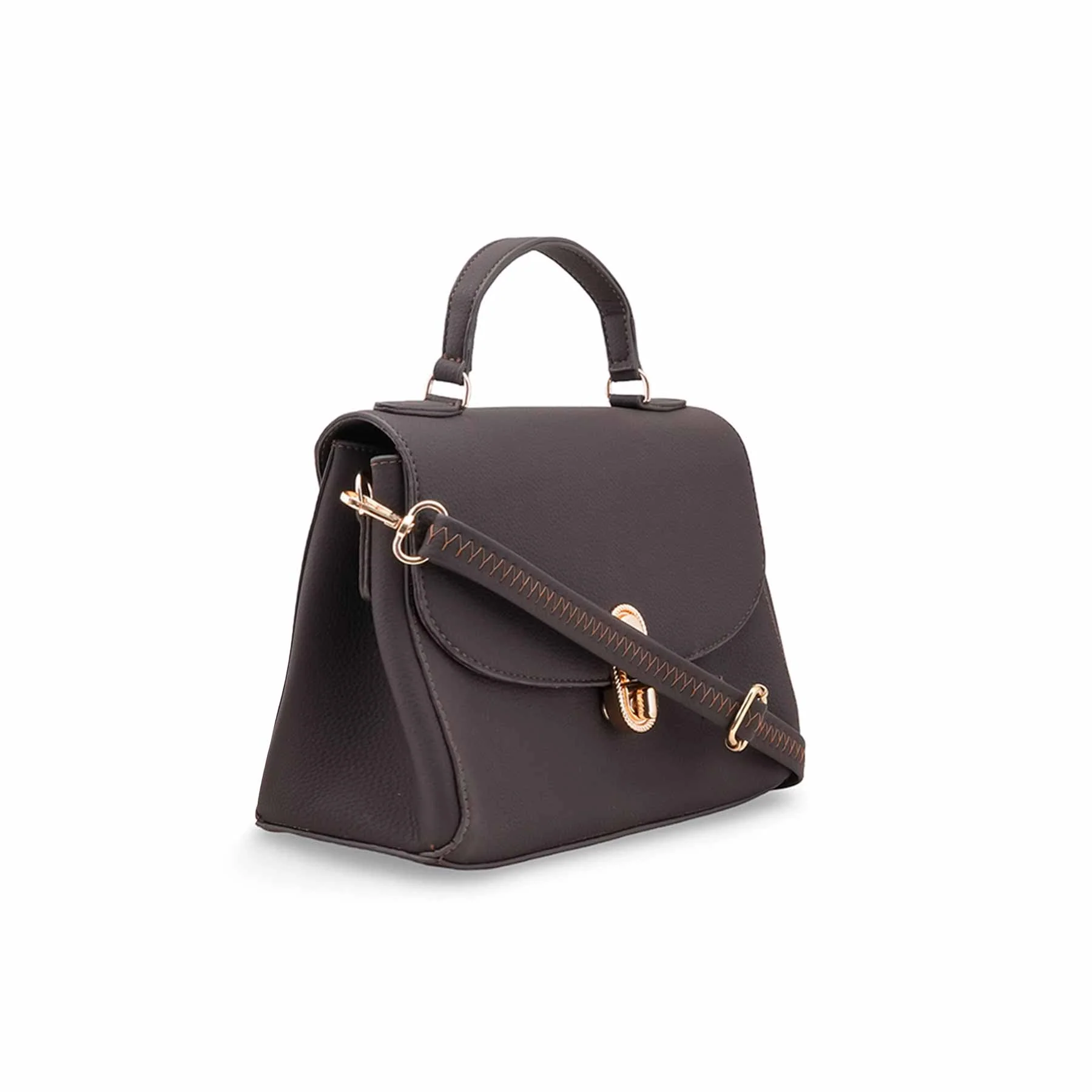 Coffee Formal Hand Bag For Women P55894 - Image 3