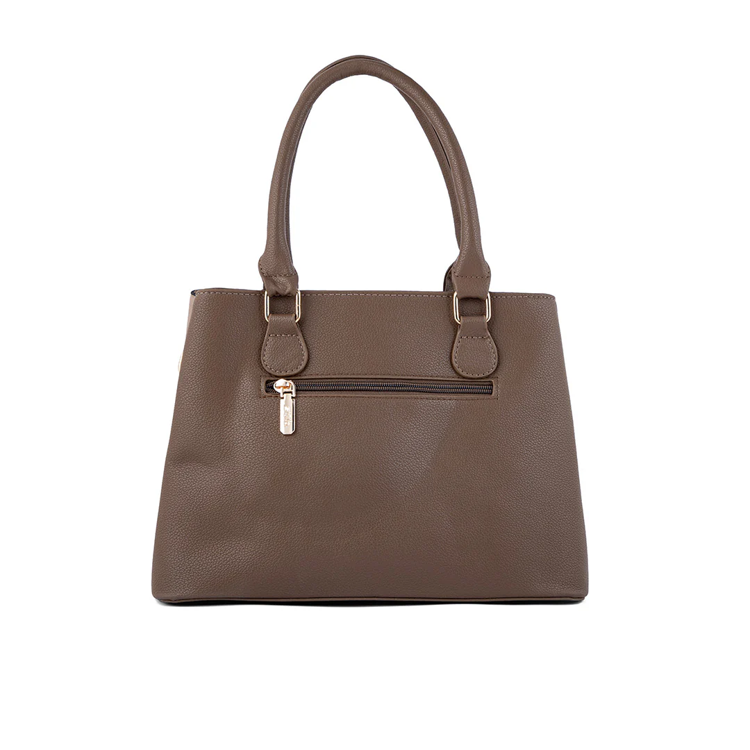 Coffee Formal Hand Bag P36184 - Image 3