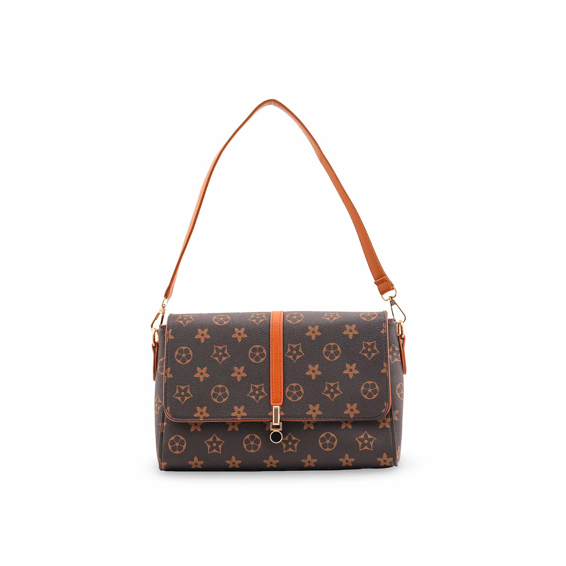 Coffee Formal Shoulder Bag For Ladies P36540 - Image 2