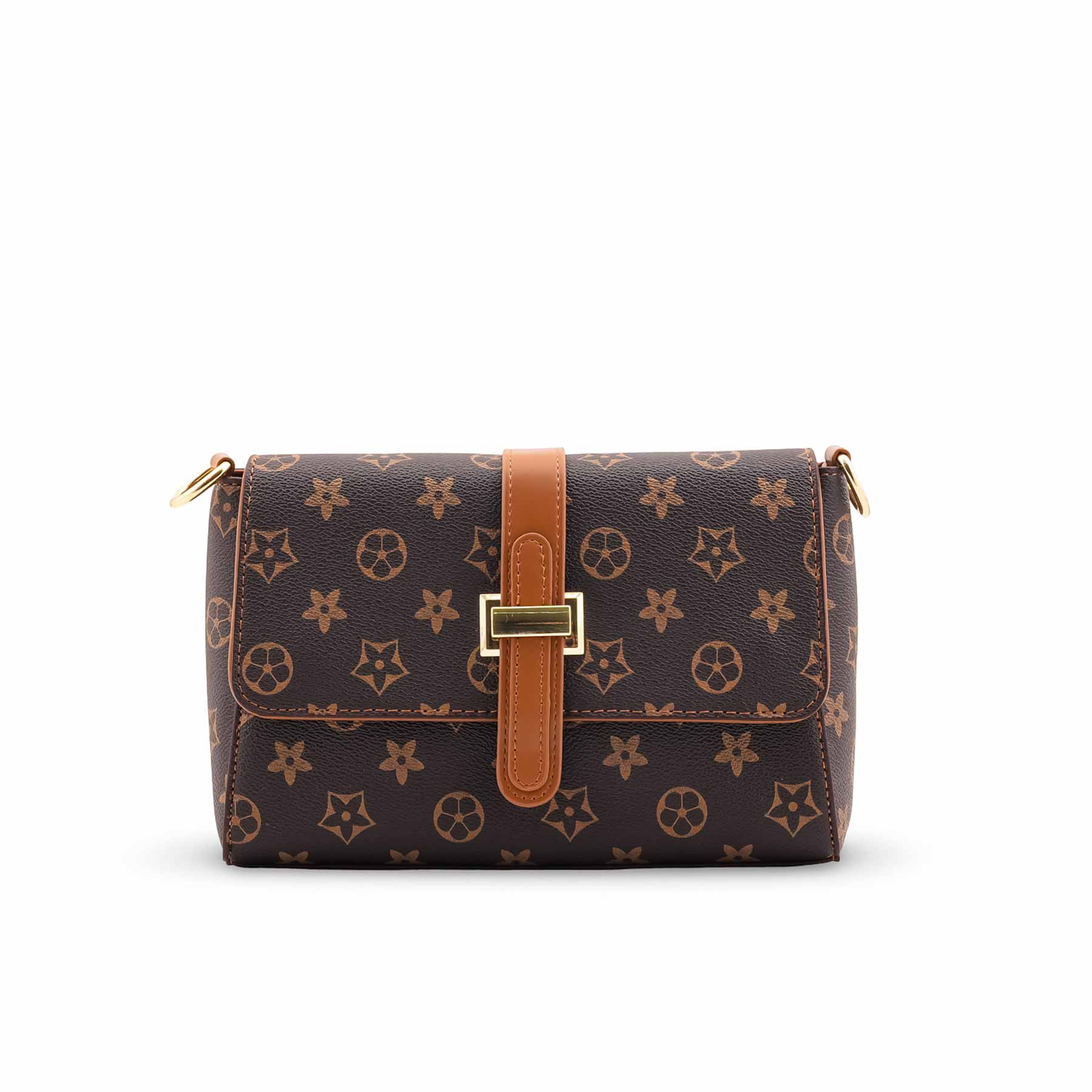 Coffee Formal Shoulder Bag For Women P36417 - Image 2