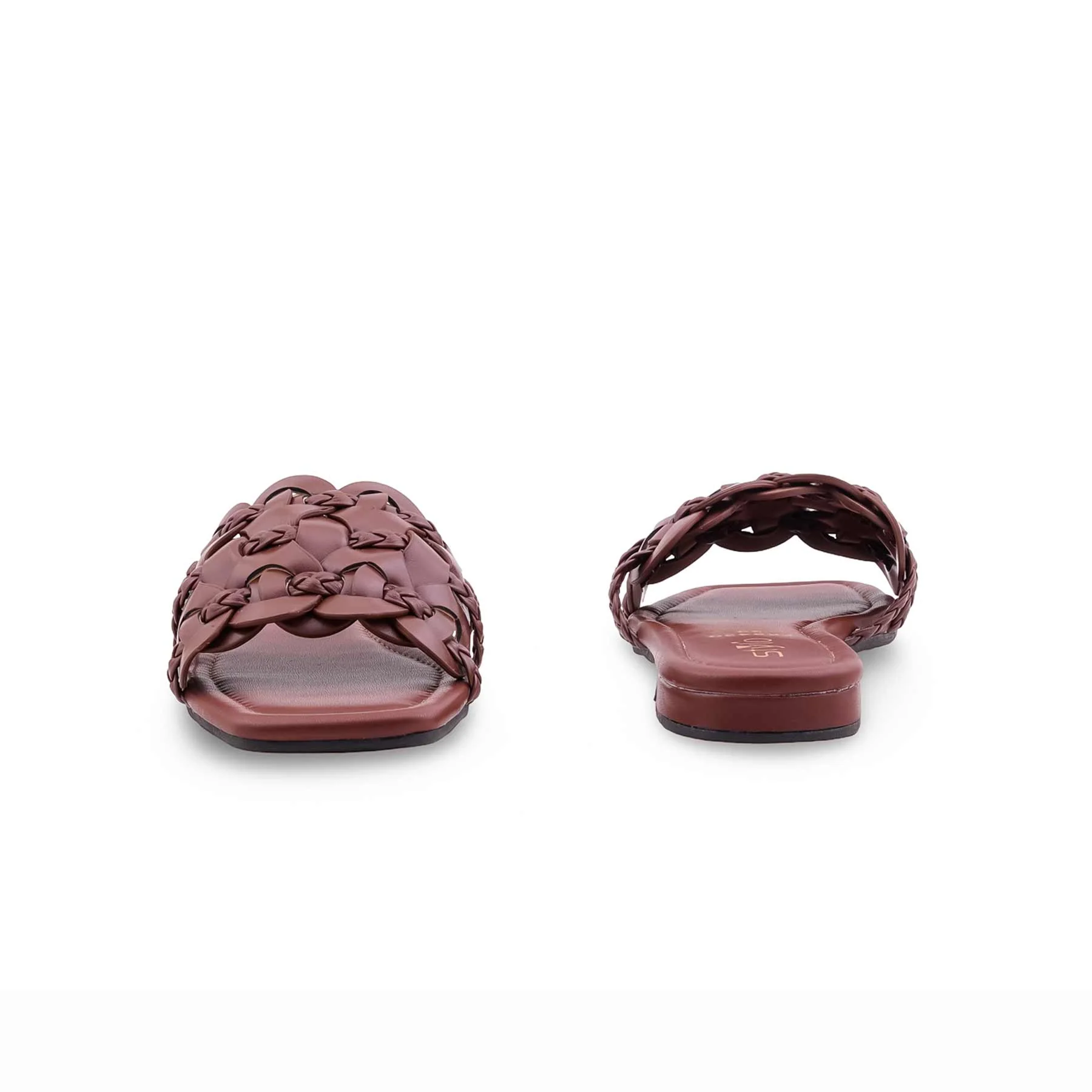 Coffee Formal Slipper For Ladies FR8430 - Image 4