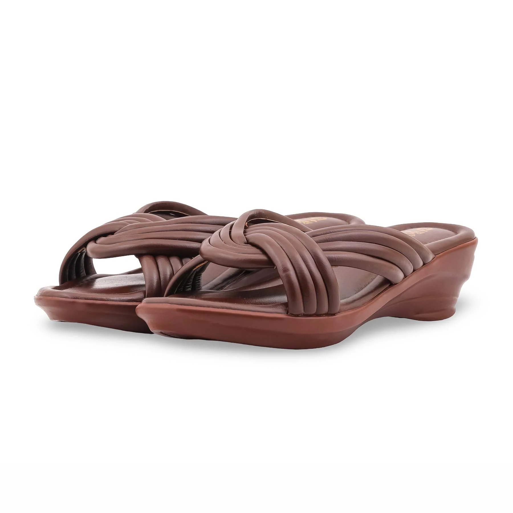 Coffee Formal Slipper For Women PU0659 - Image 3