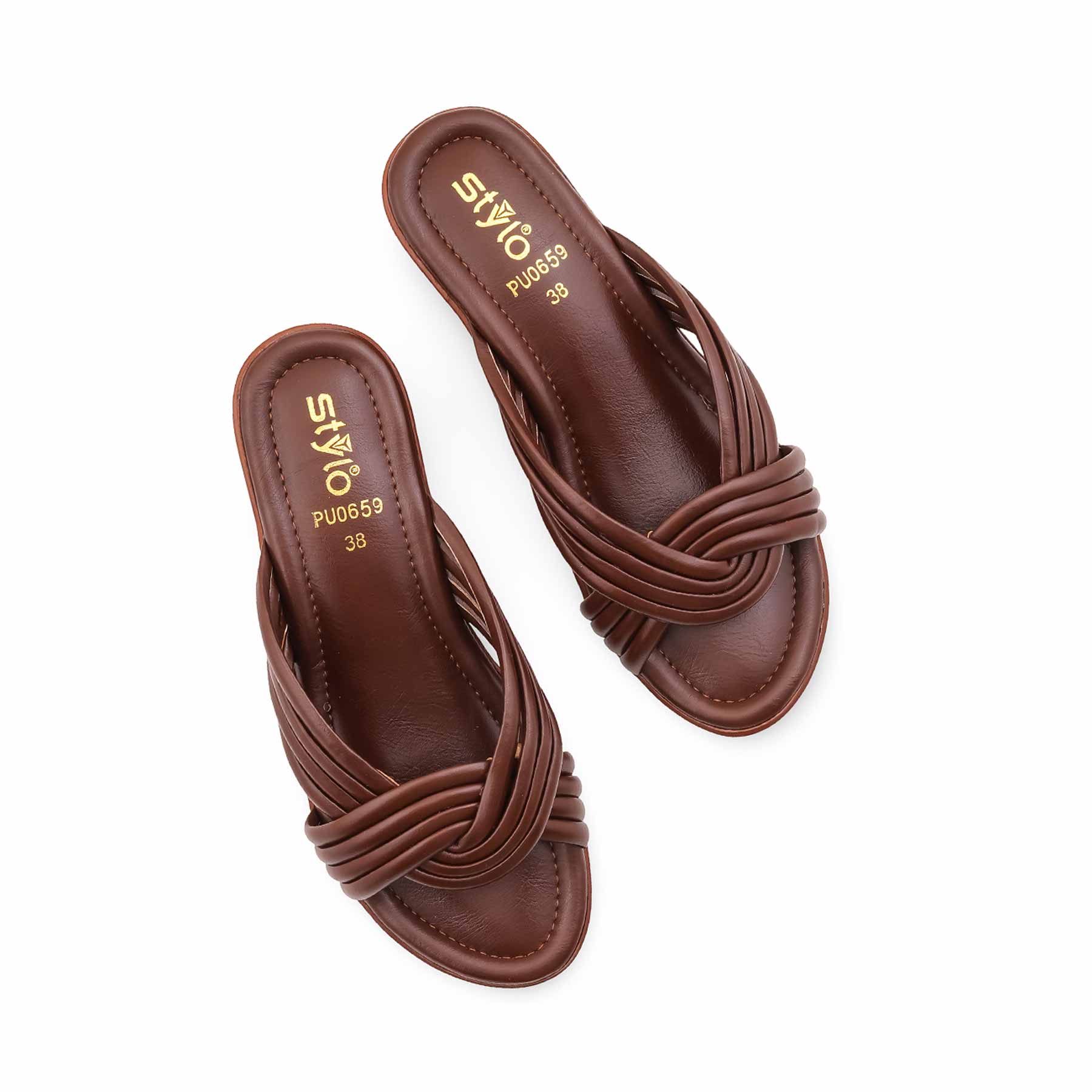 Coffee Formal Slipper For Women PU0659 - Image 5