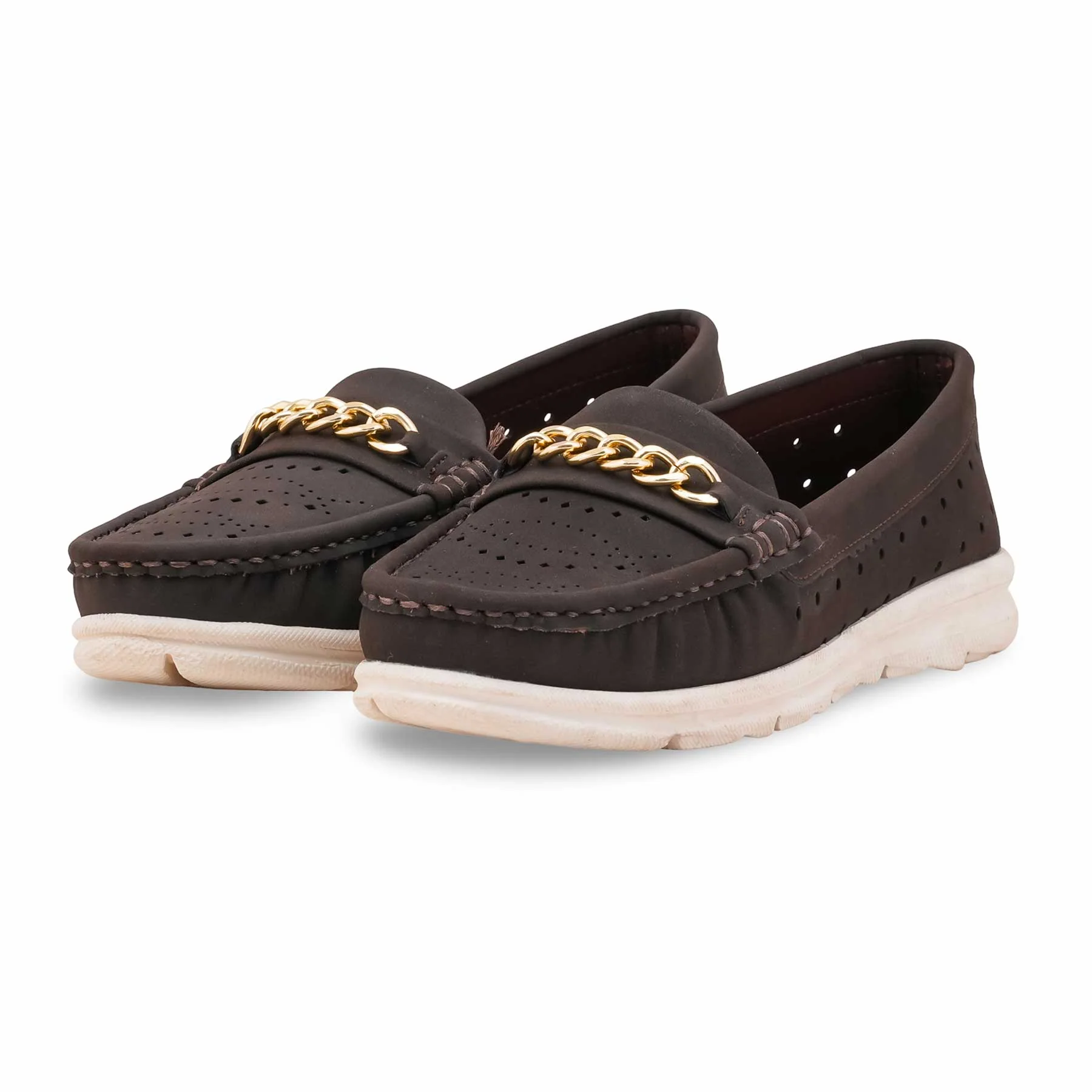 Coffee Moccasin For Women WNS006 - Image 3