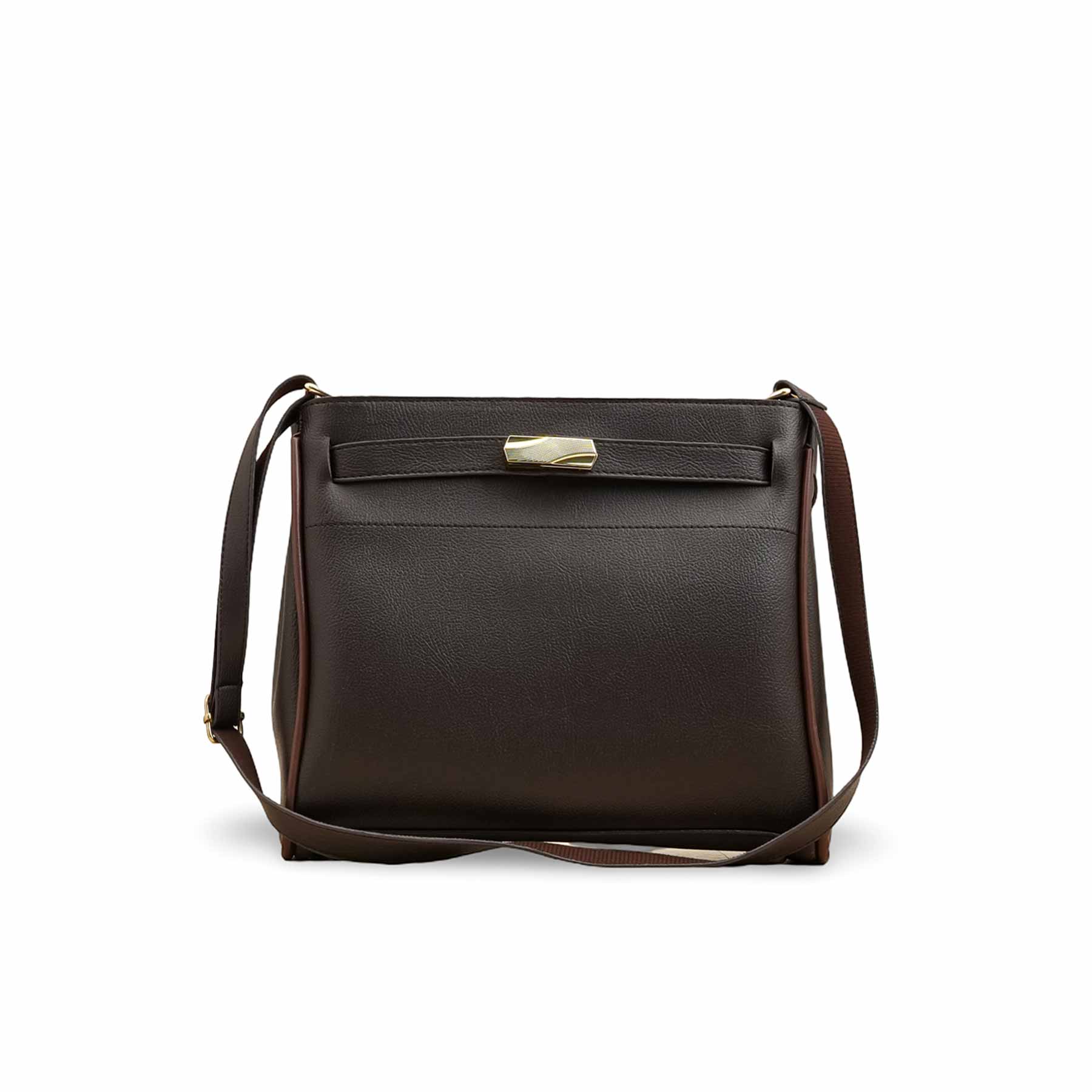 Coffee Women Formal Shoulder Bag P55814 - Image 2