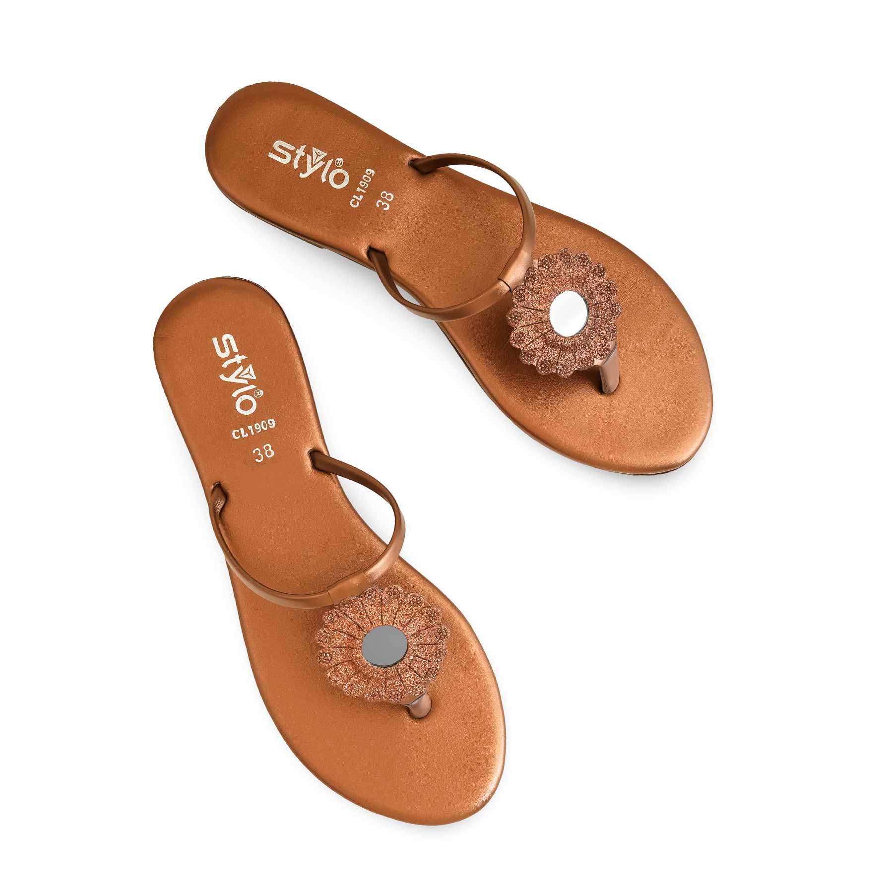 Copper Casual Chappal CL1909 - Image 5