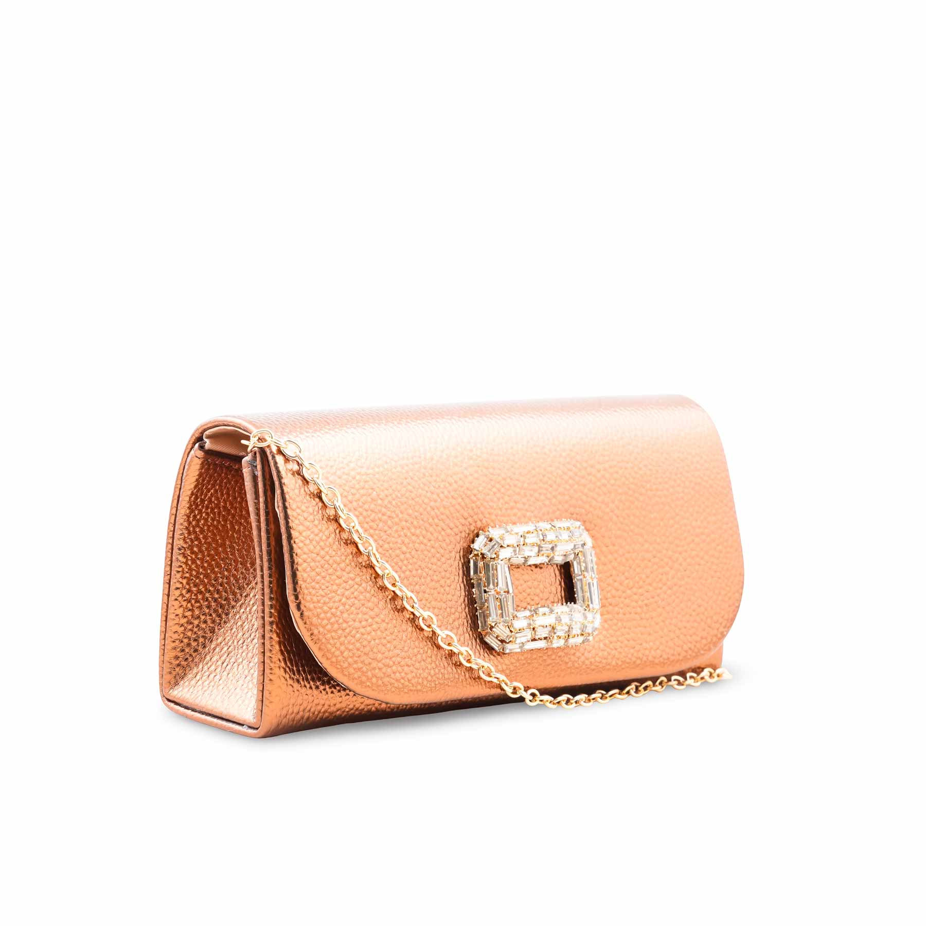 Copper Formal Clutch For Women P24416 - Image 3