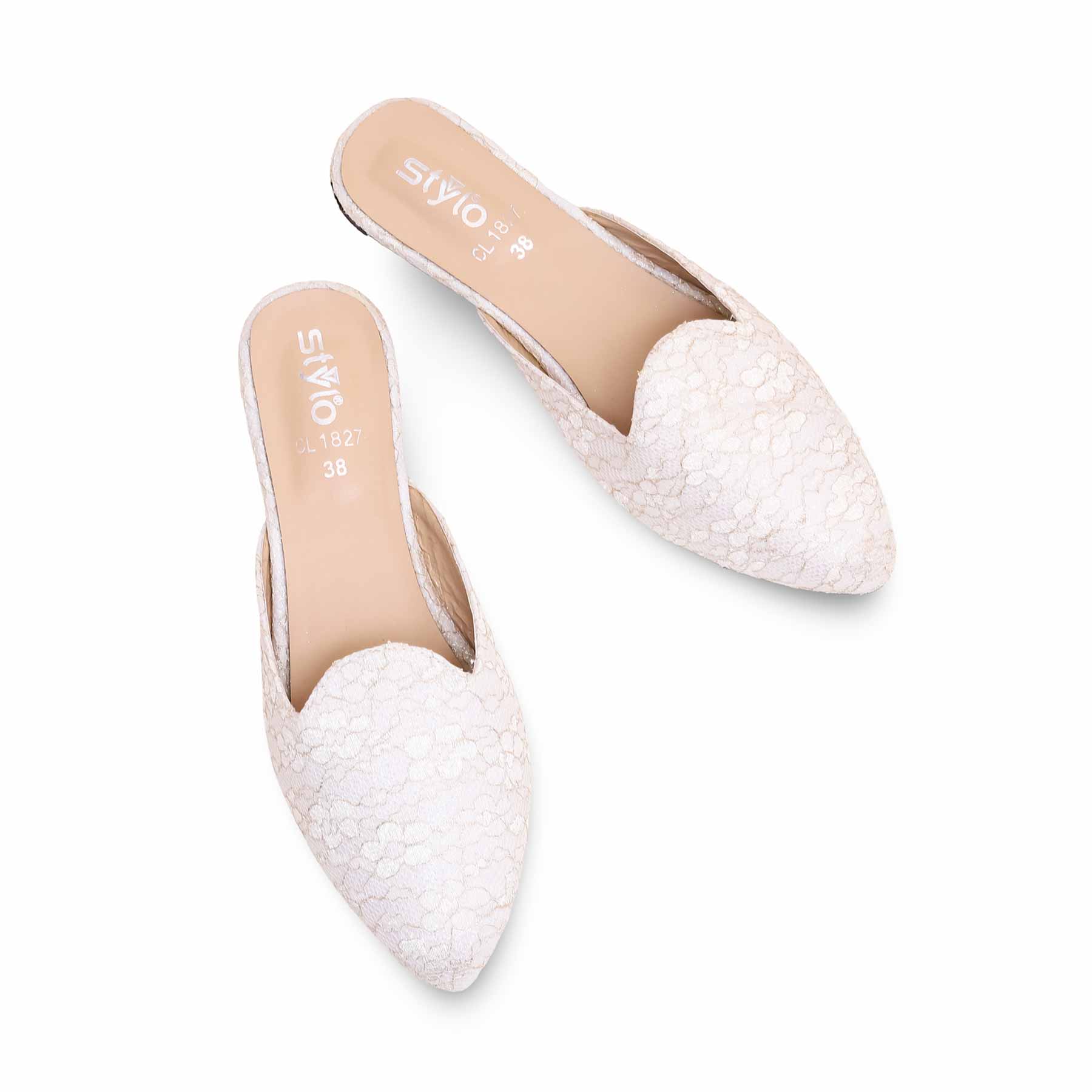 Cream Casual Mule CL1827 - Image 4