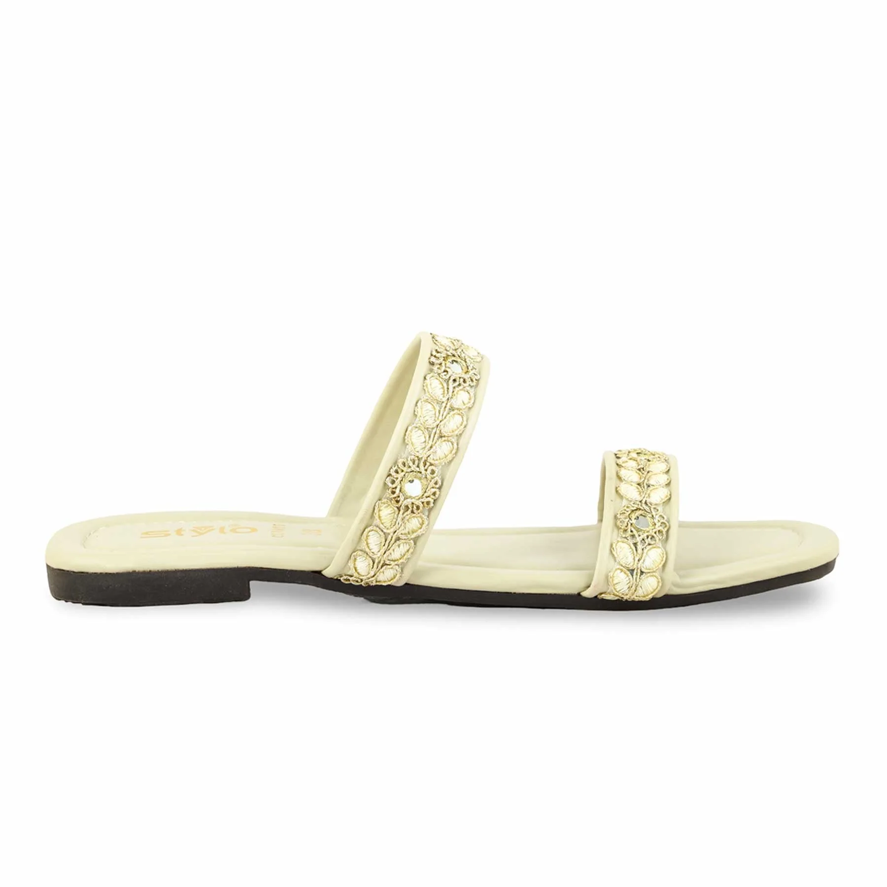 Cream Casual Slipper For Women CL1915 - Image 2