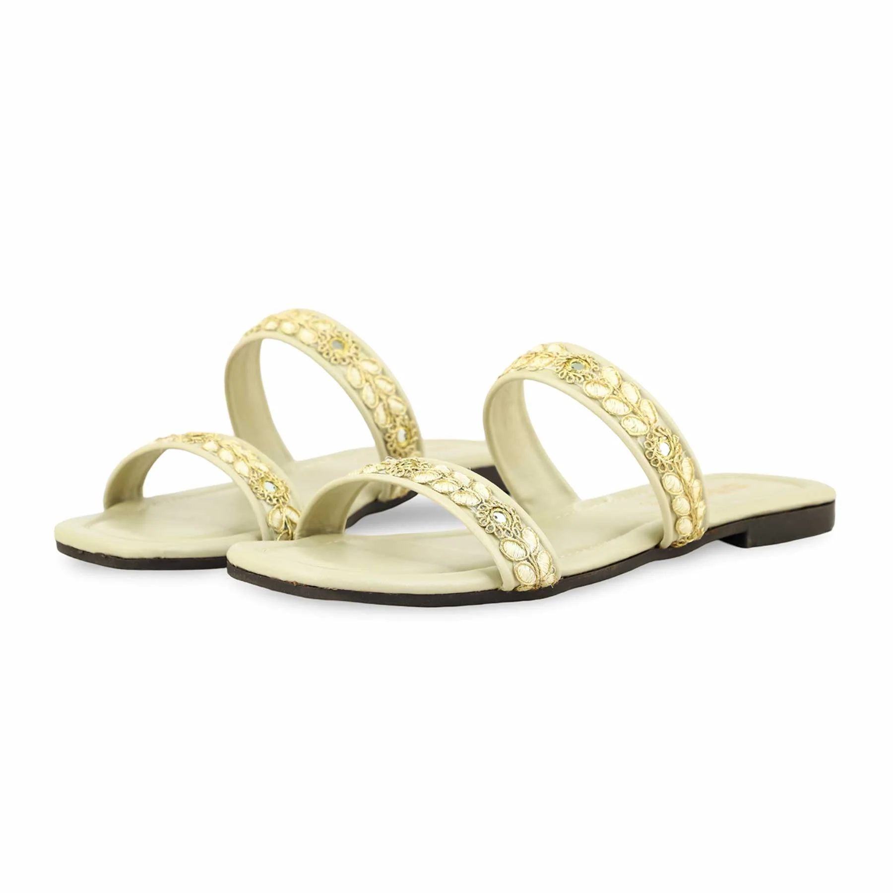 Cream Casual Slipper For Women CL1915 - Image 3