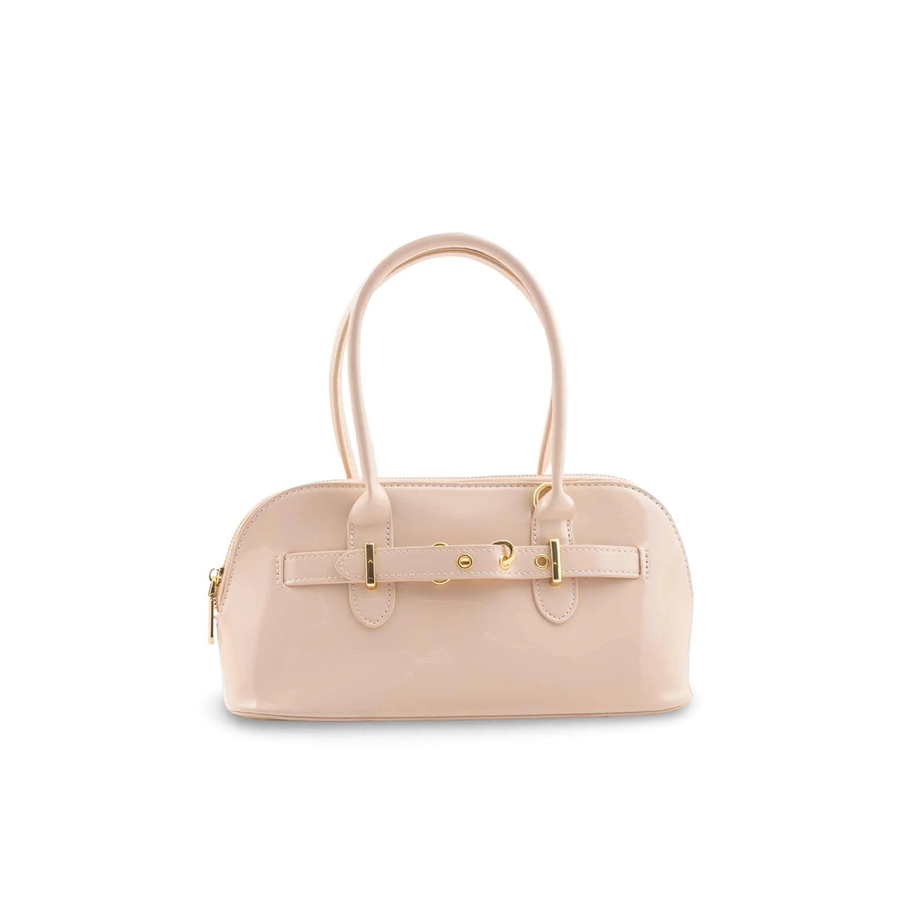 Cream Formal Hand Bag For Ladies P36487 - Image 2