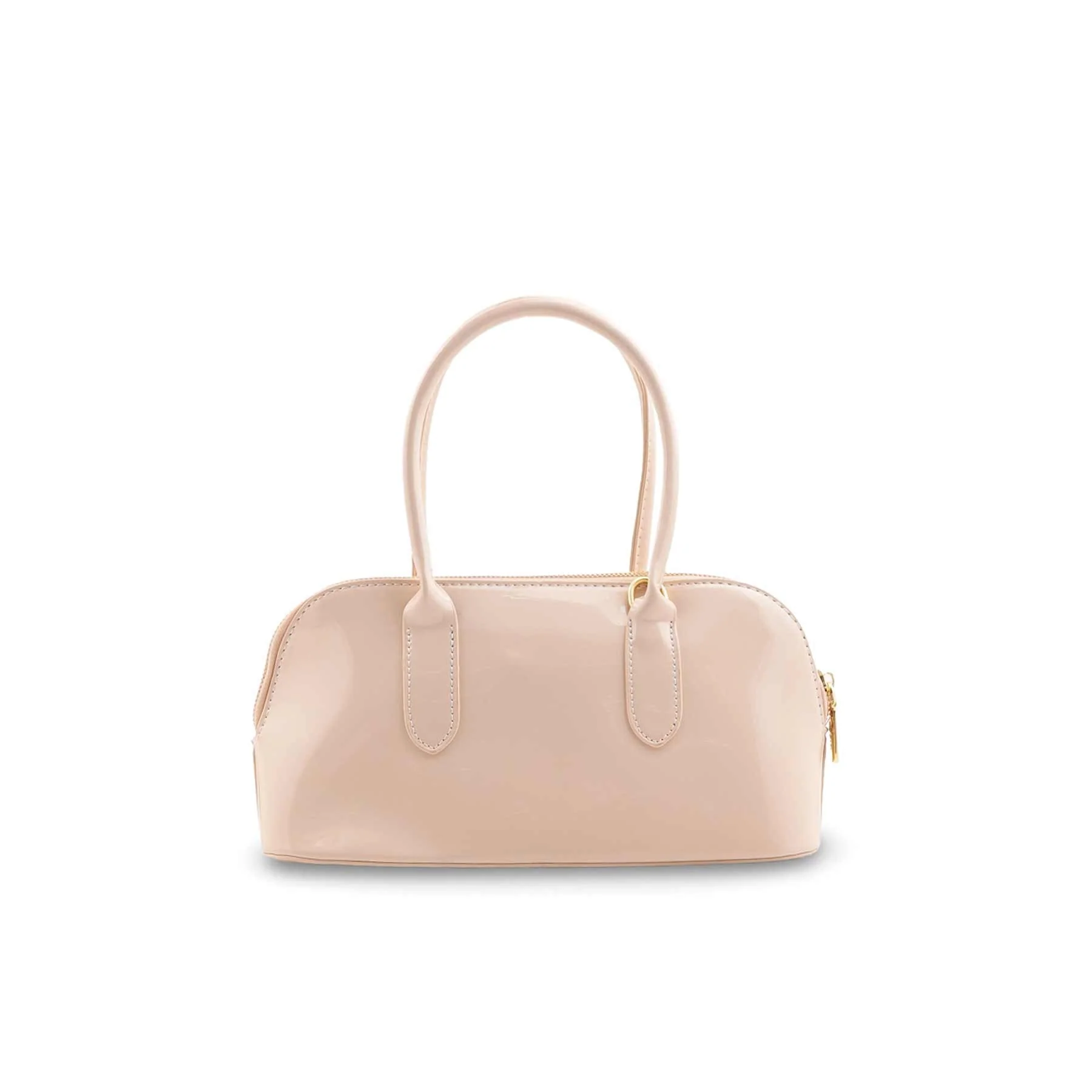 Cream Formal Hand Bag For Ladies P36487 - Image 4