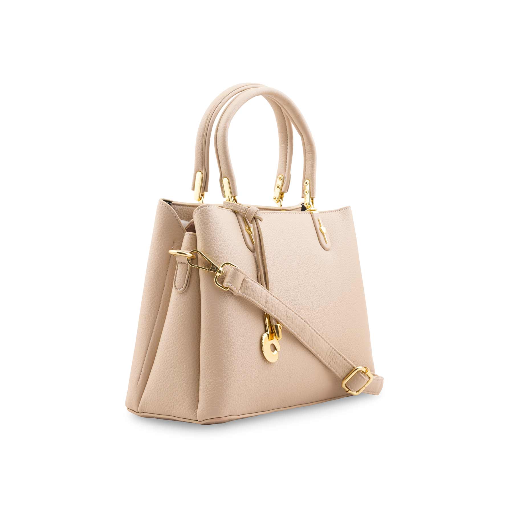 Cream Formal Hand Bag For Women P36442 - Image 3
