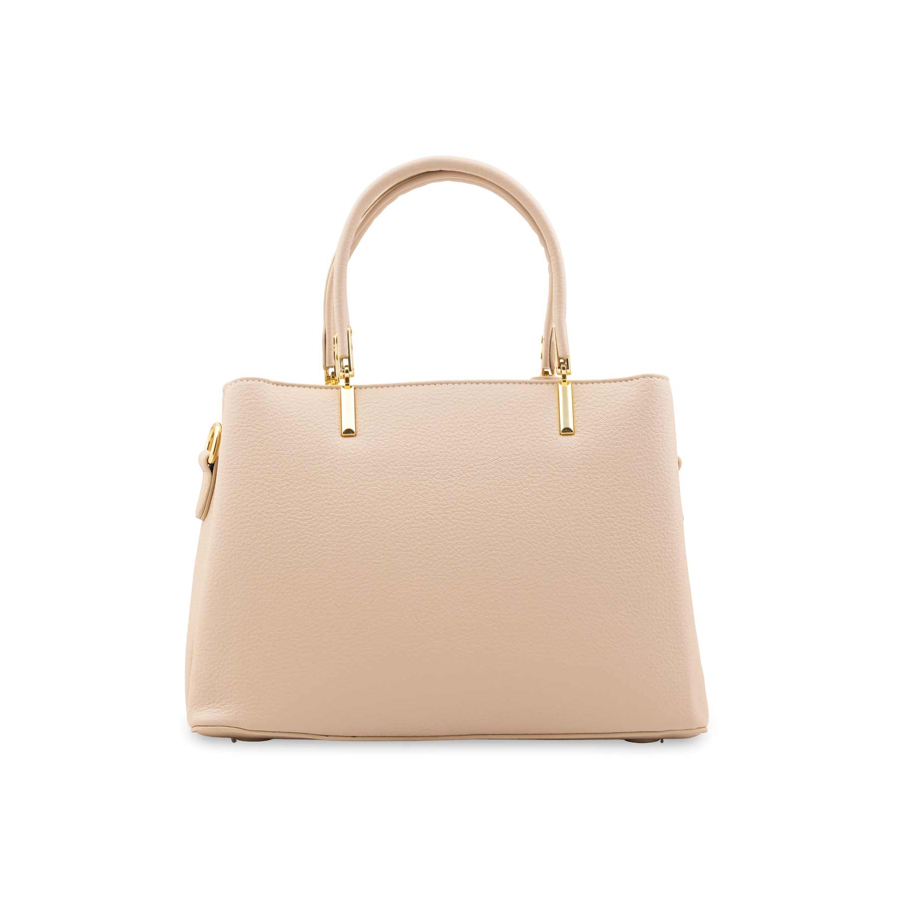 Cream Formal Hand Bag For Women P36442 - Image 4