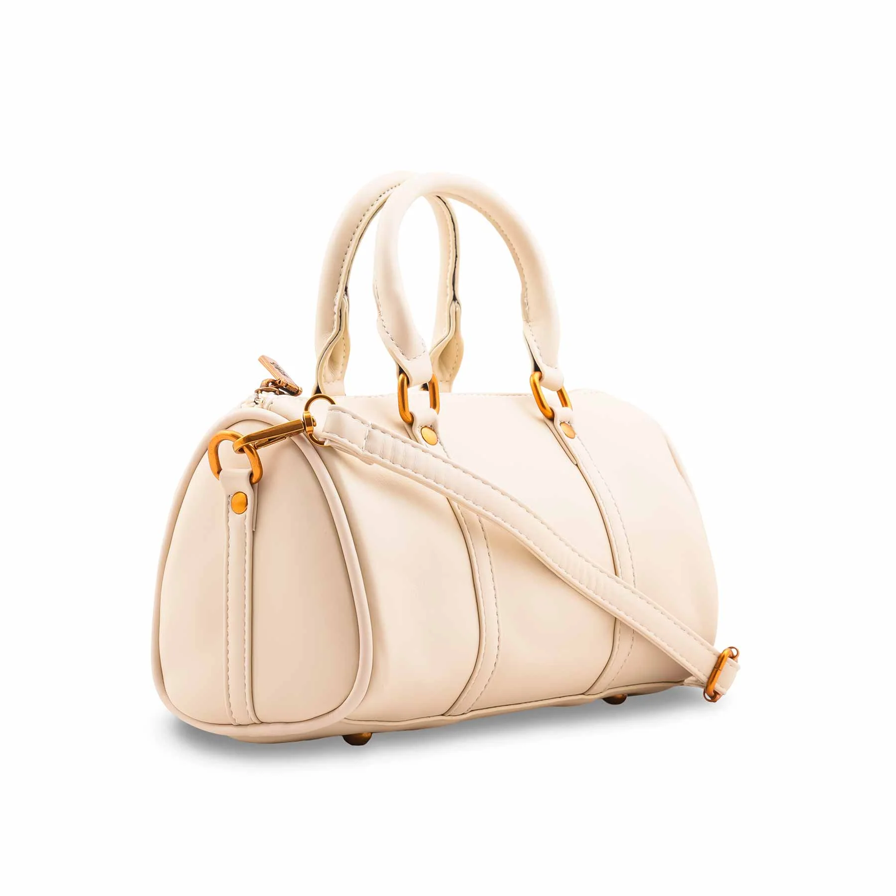 Cream Formal Hand Bag For Women P36478 - Image 3