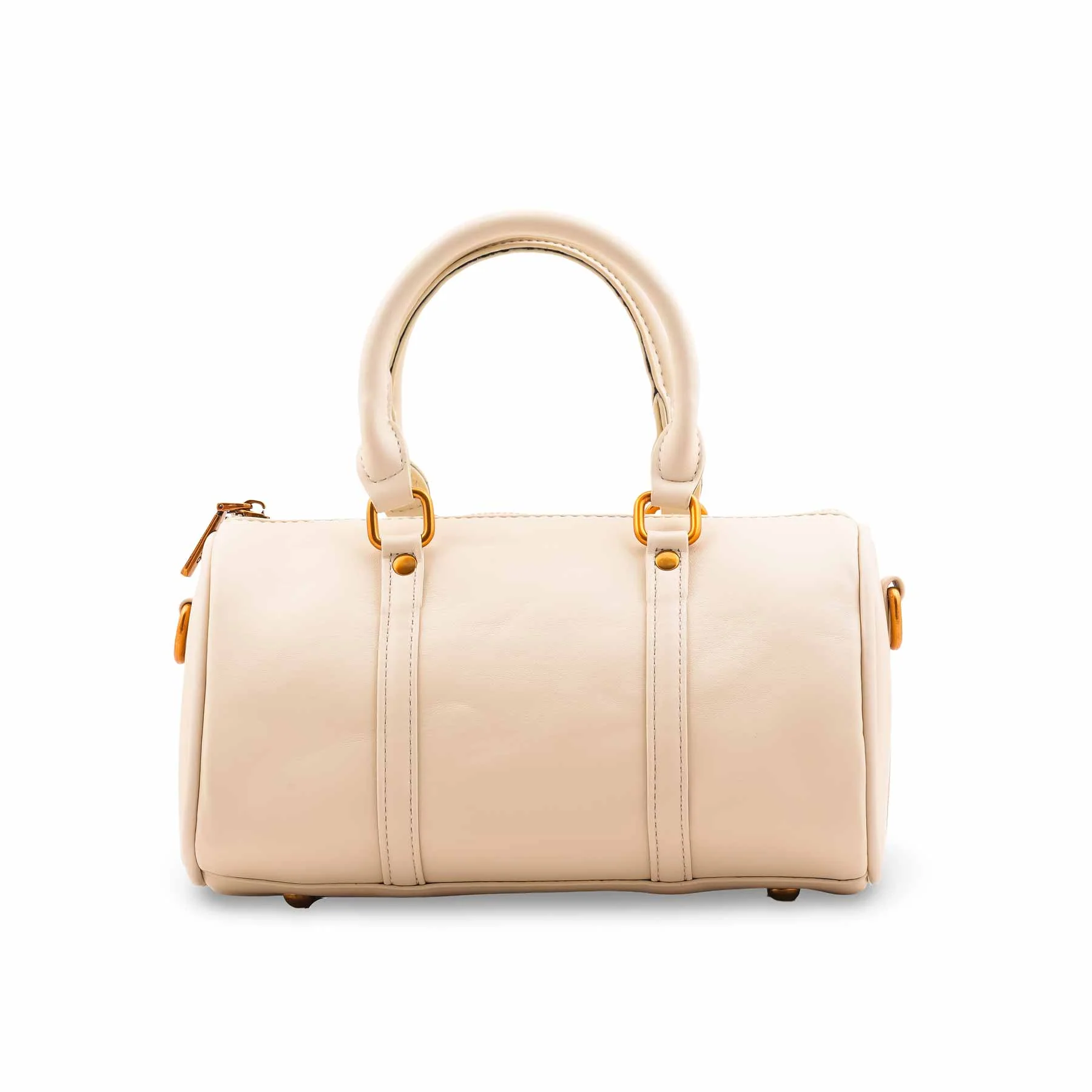Cream Formal Hand Bag For Women P36478 - Image 4