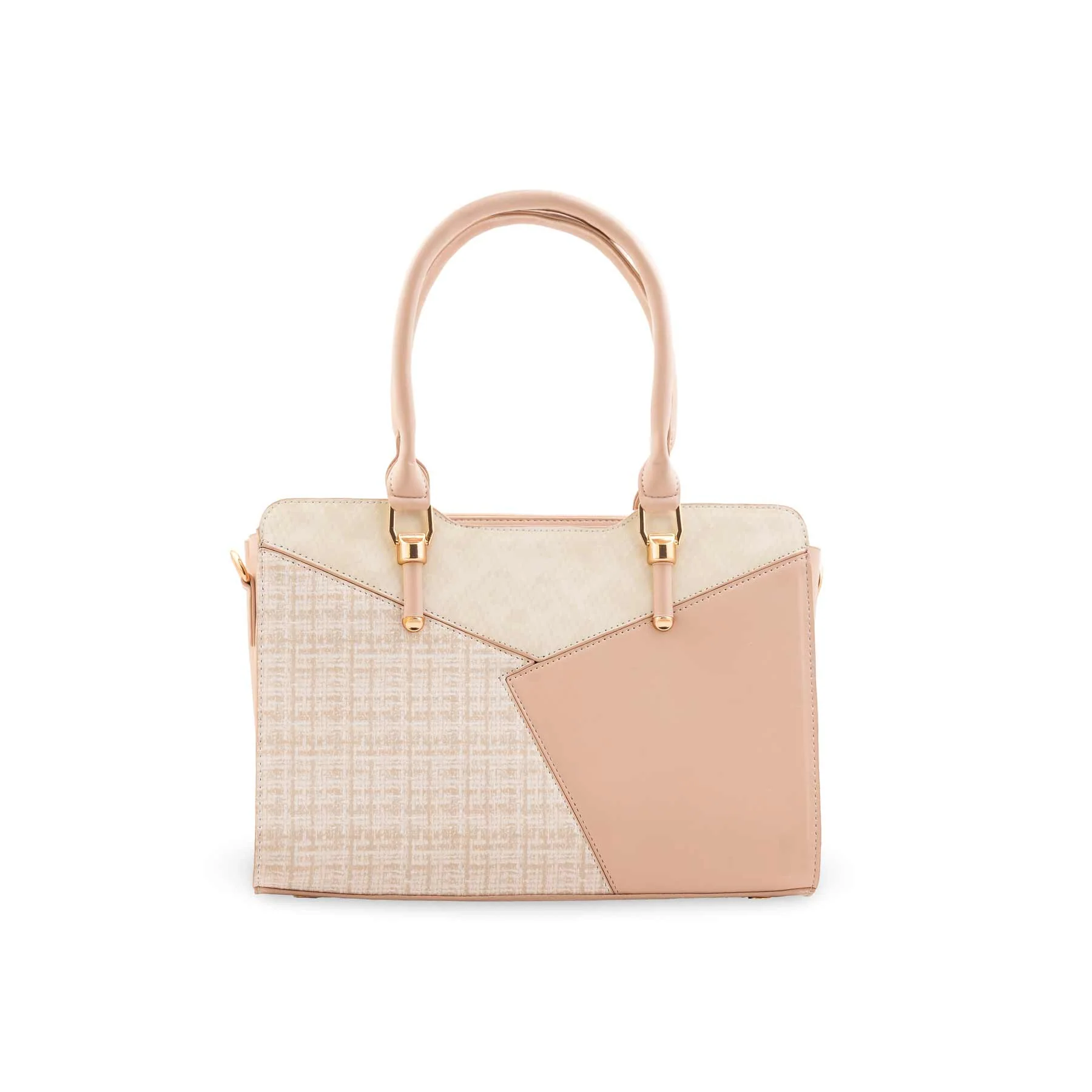 Cream Formal Hand Bag For Women P55882 - Image 2
