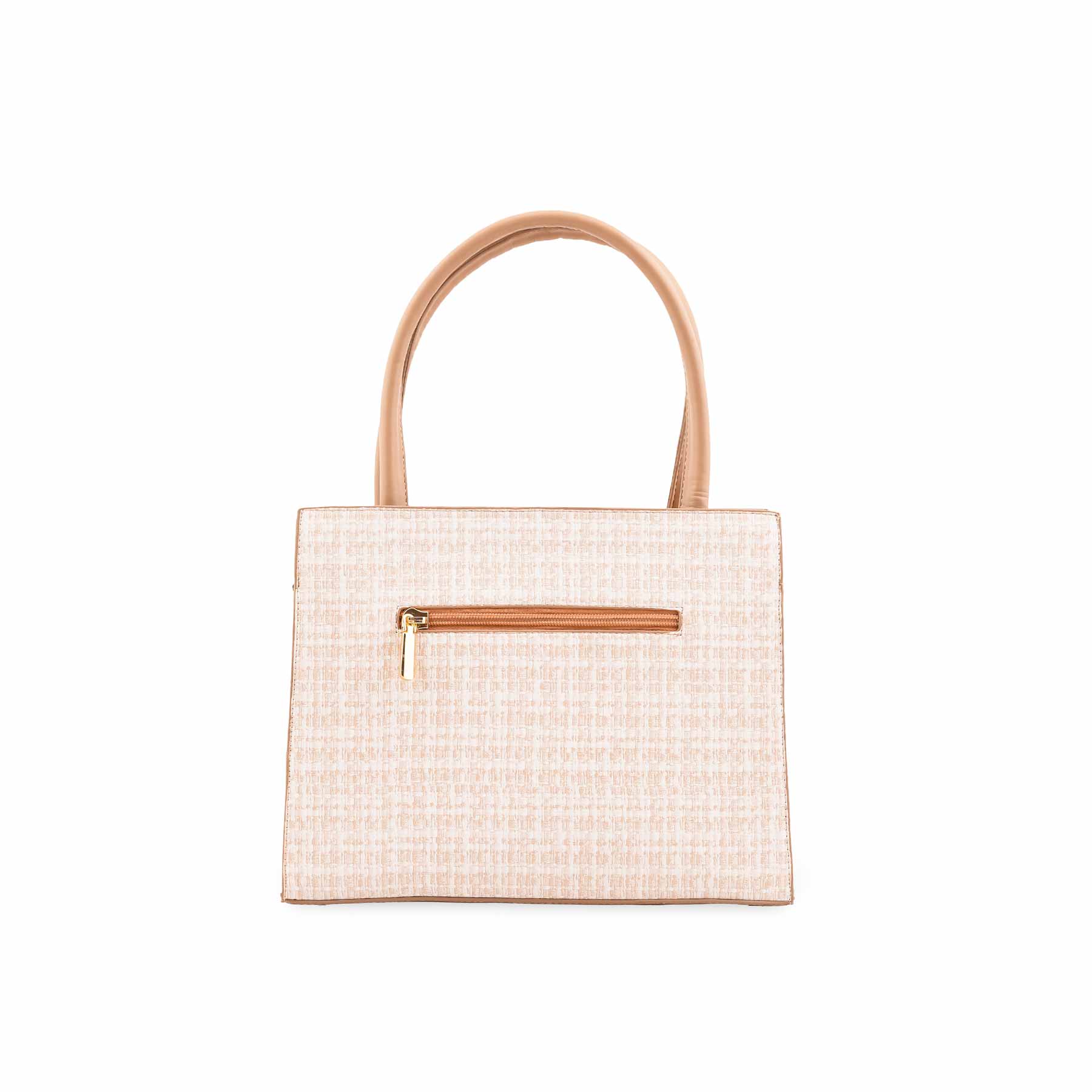 Cream Formal Hand Bag P55875 - Image 4