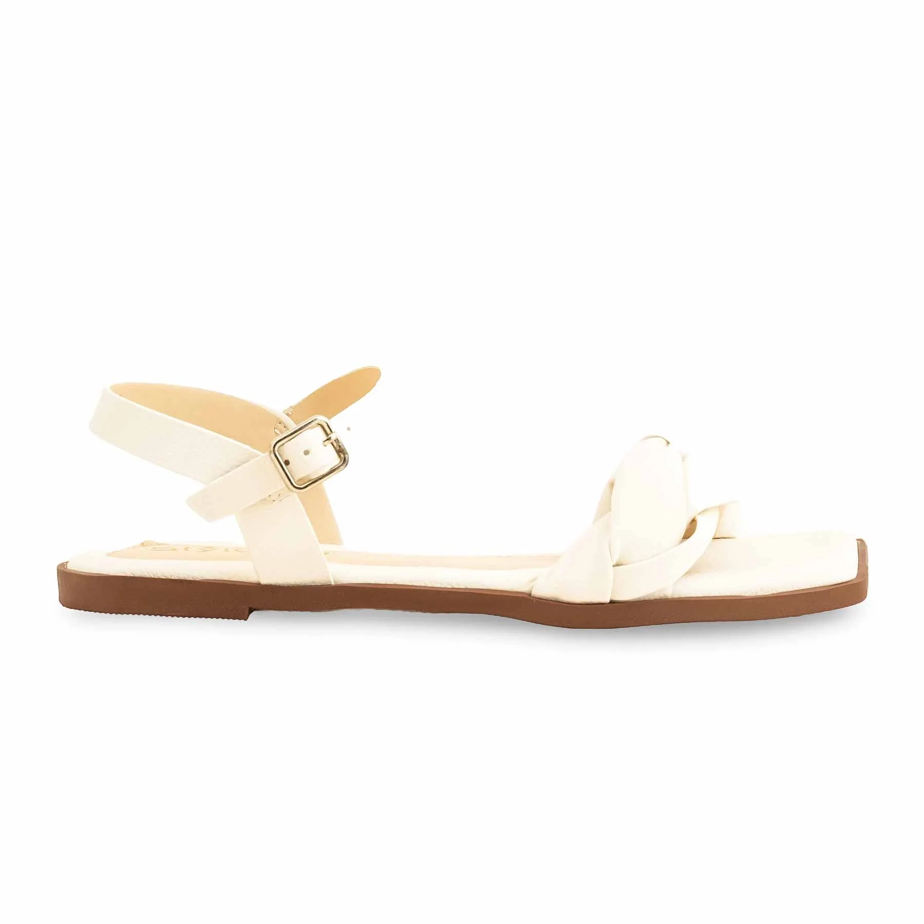 Cream Formal Sandal For Ladies FR5416 - Image 2
