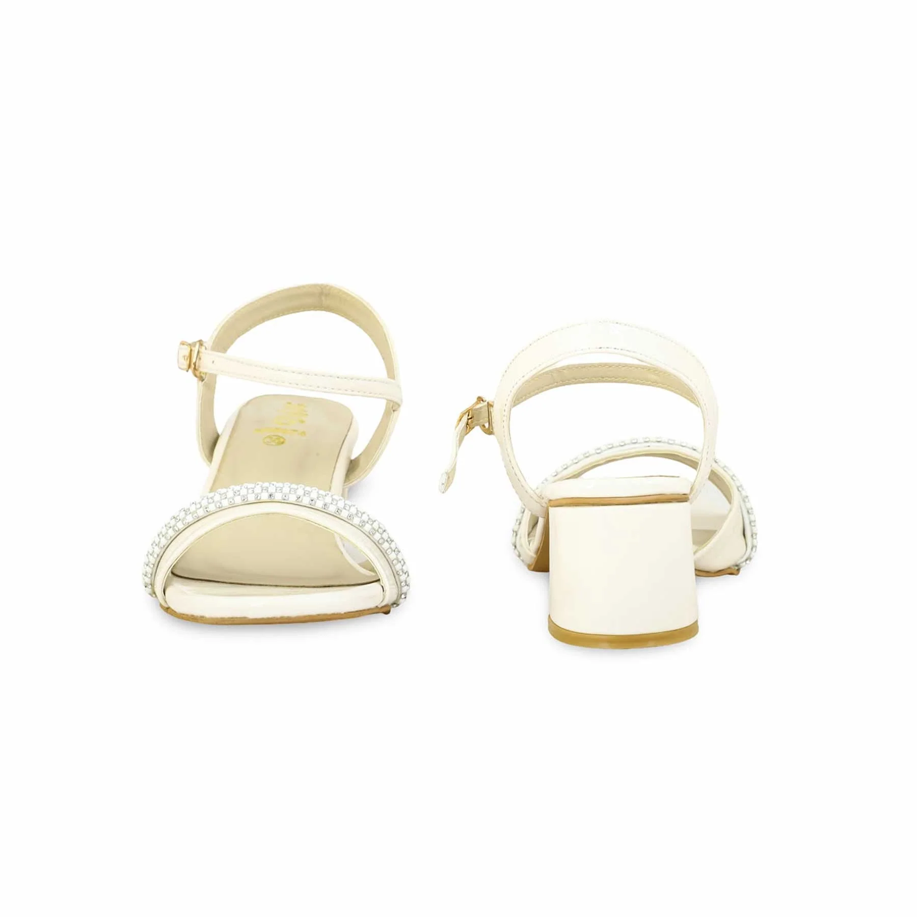 Cream Formal Sandal FR5374 - Image 3