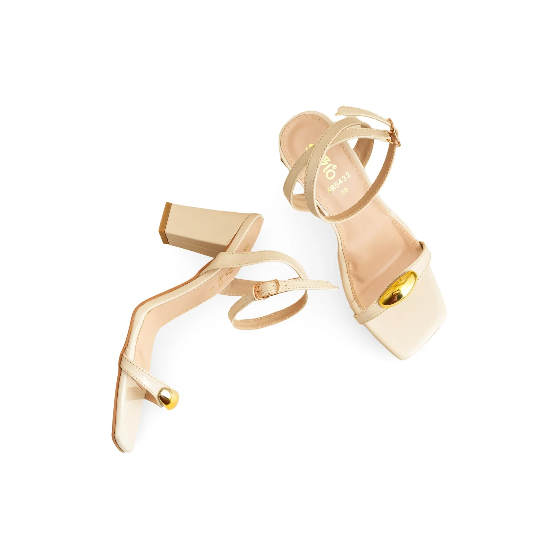 Cream Formal Sandal FR5432 - Image 5