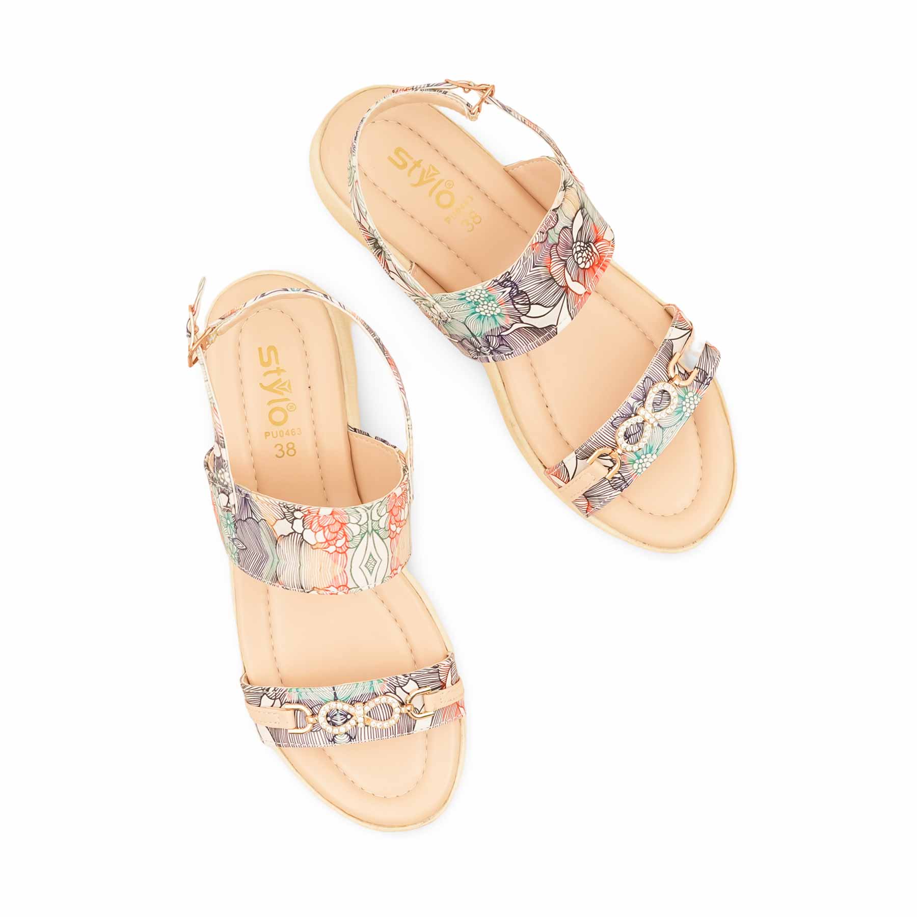 Cream Formal Sandal PU0463 - Image 5