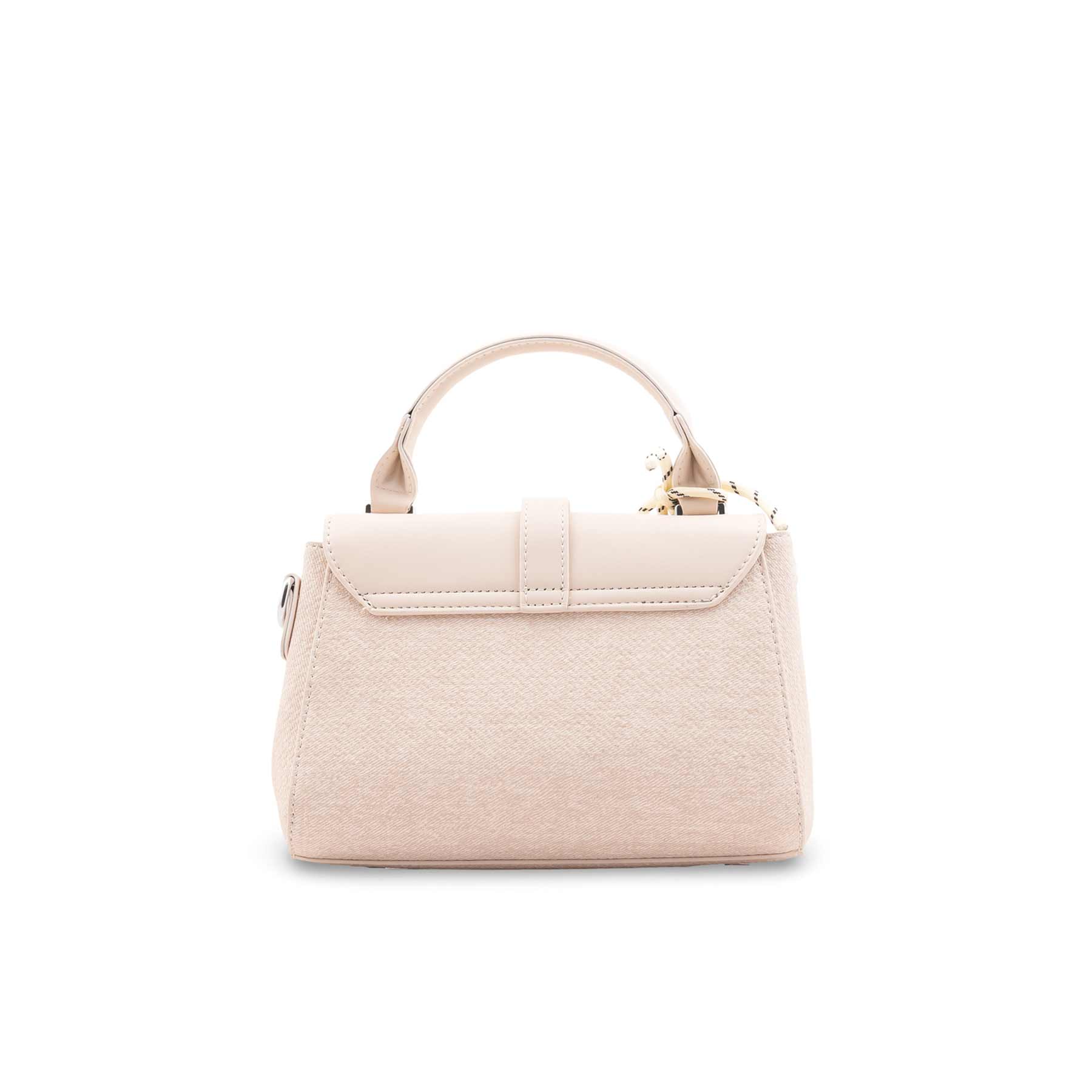 Cream Formal Shoulder Bag For Women P36459 - Image 4
