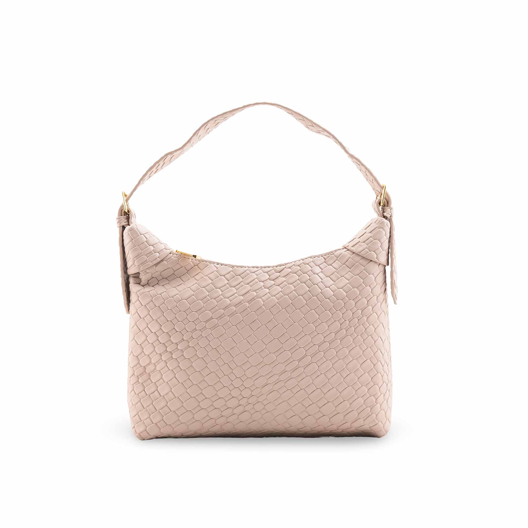 Cream Formal Shoulder Bag For Women P36462 - Image 2