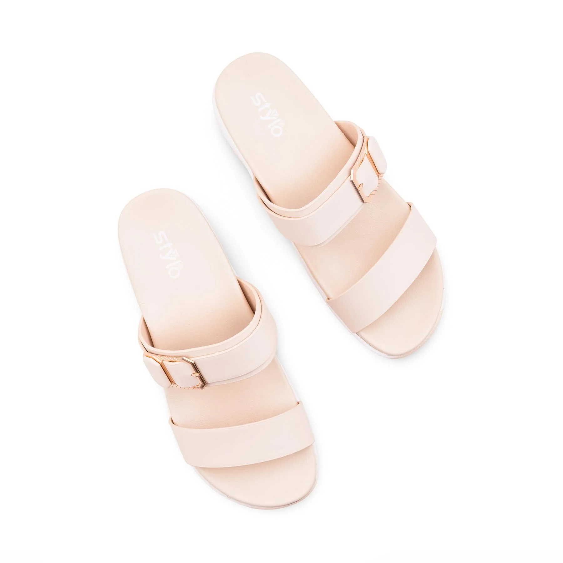 Cream Formal Slipper For Ladies PU0784 - Image 5