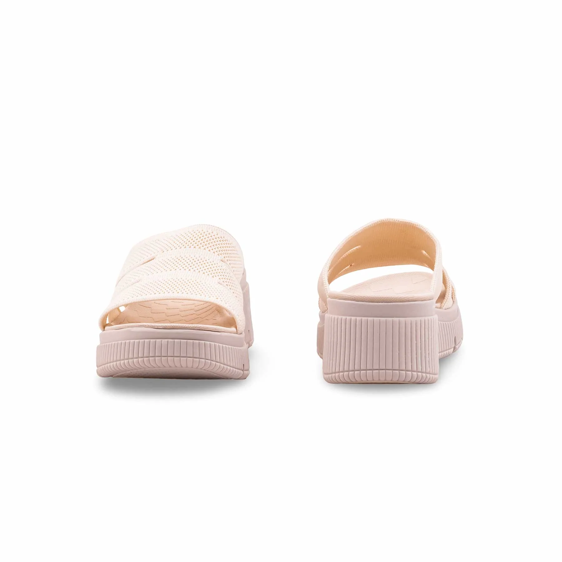 Cream Formal Slipper For Ladies PU0810 - Image 4