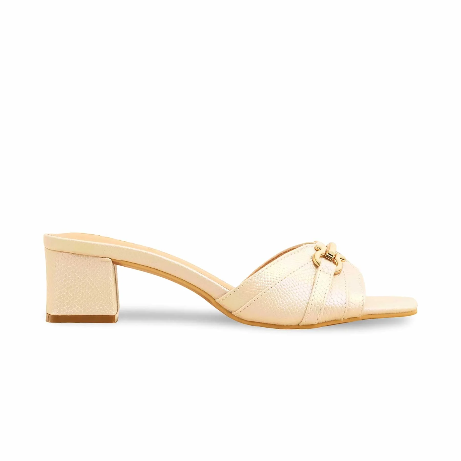 Cream Formal Slipper FR8379 - Image 2