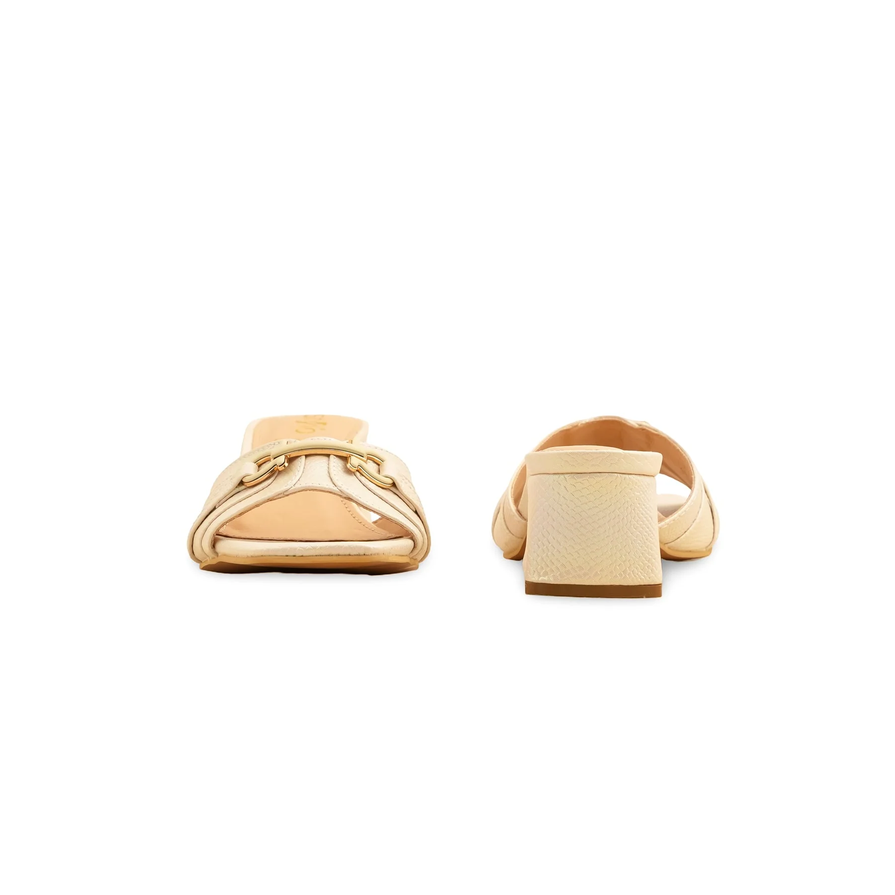 Cream Formal Slipper FR8379 - Image 4