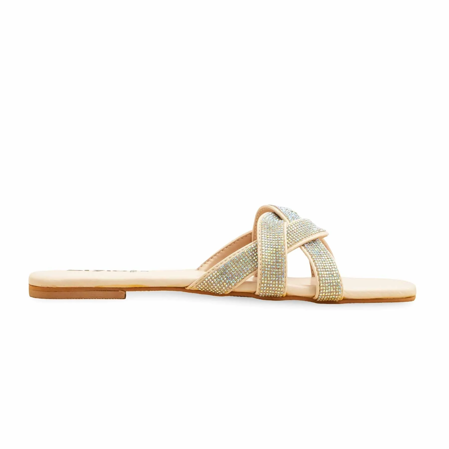 Cream Formal Slipper FR8399 - Image 2