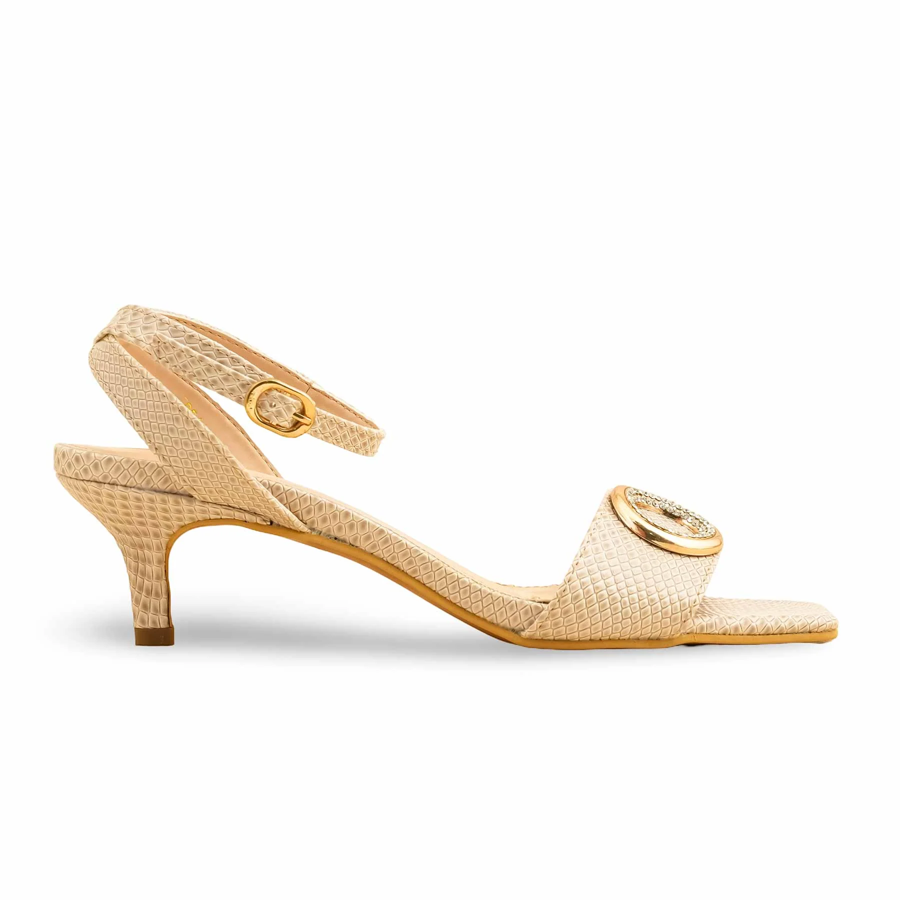 Cream Formal Women Sandal FR5443 - Image 2