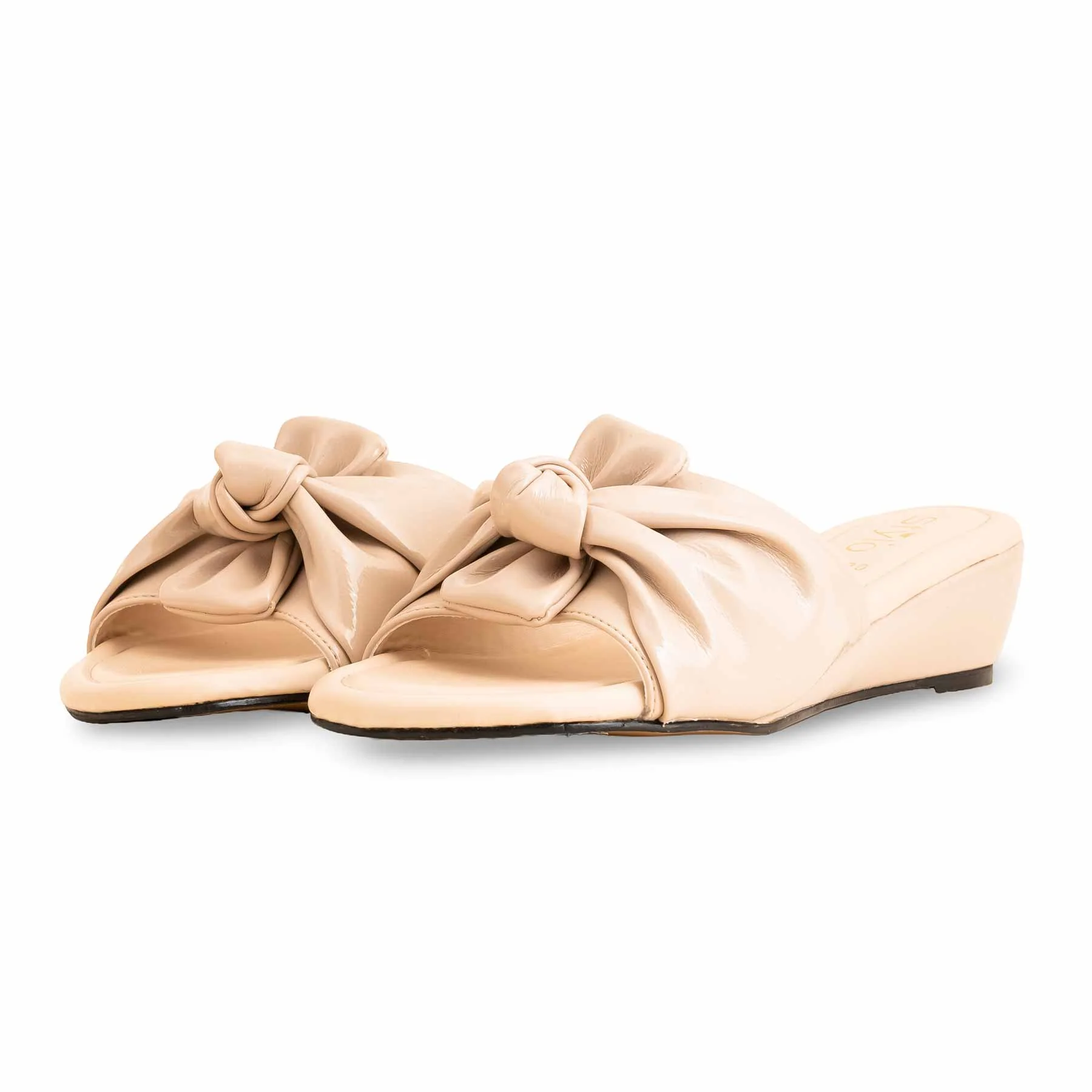 Cream Formal Women Slipper FR8330 - Image 3