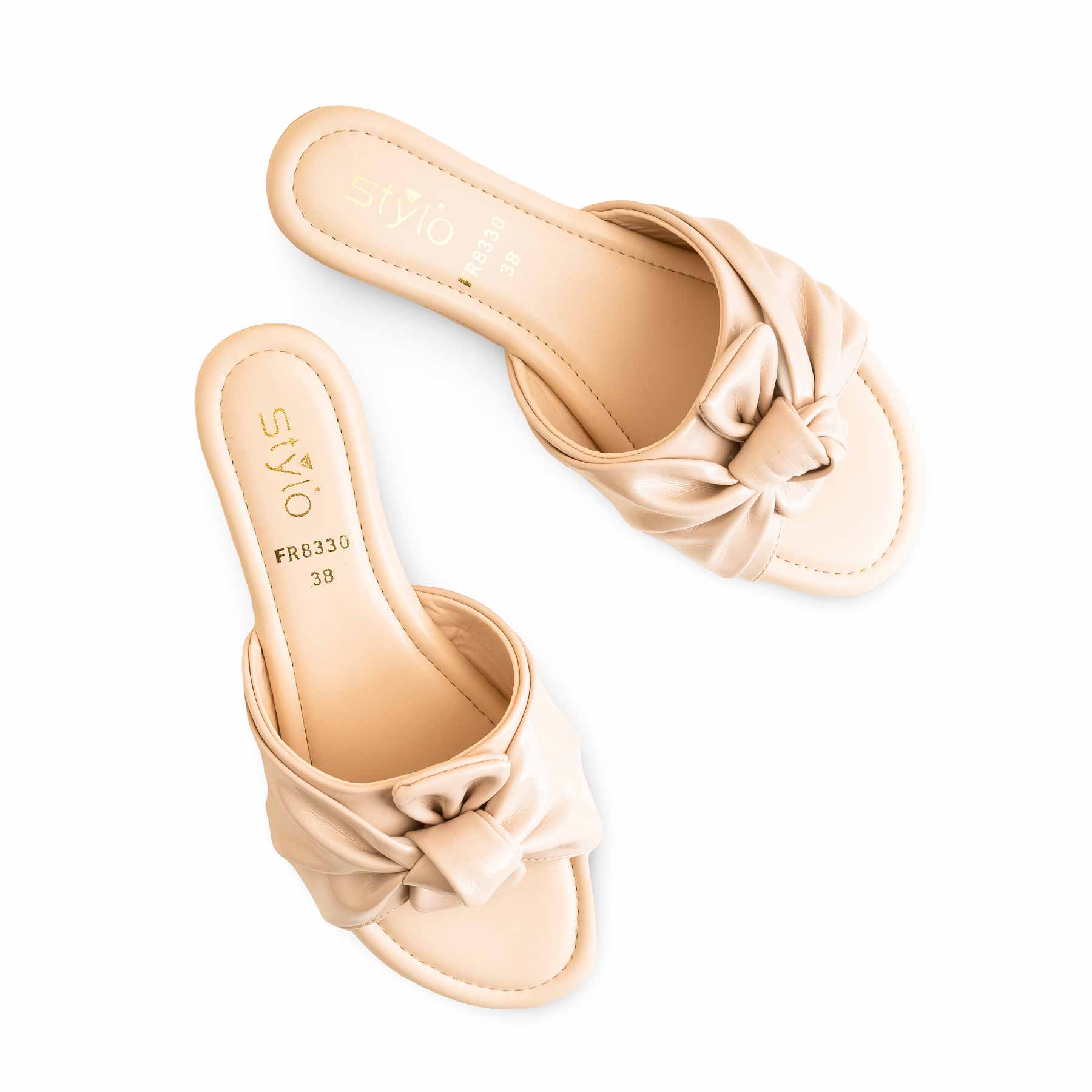 Cream Formal Women Slipper FR8330 - Image 5