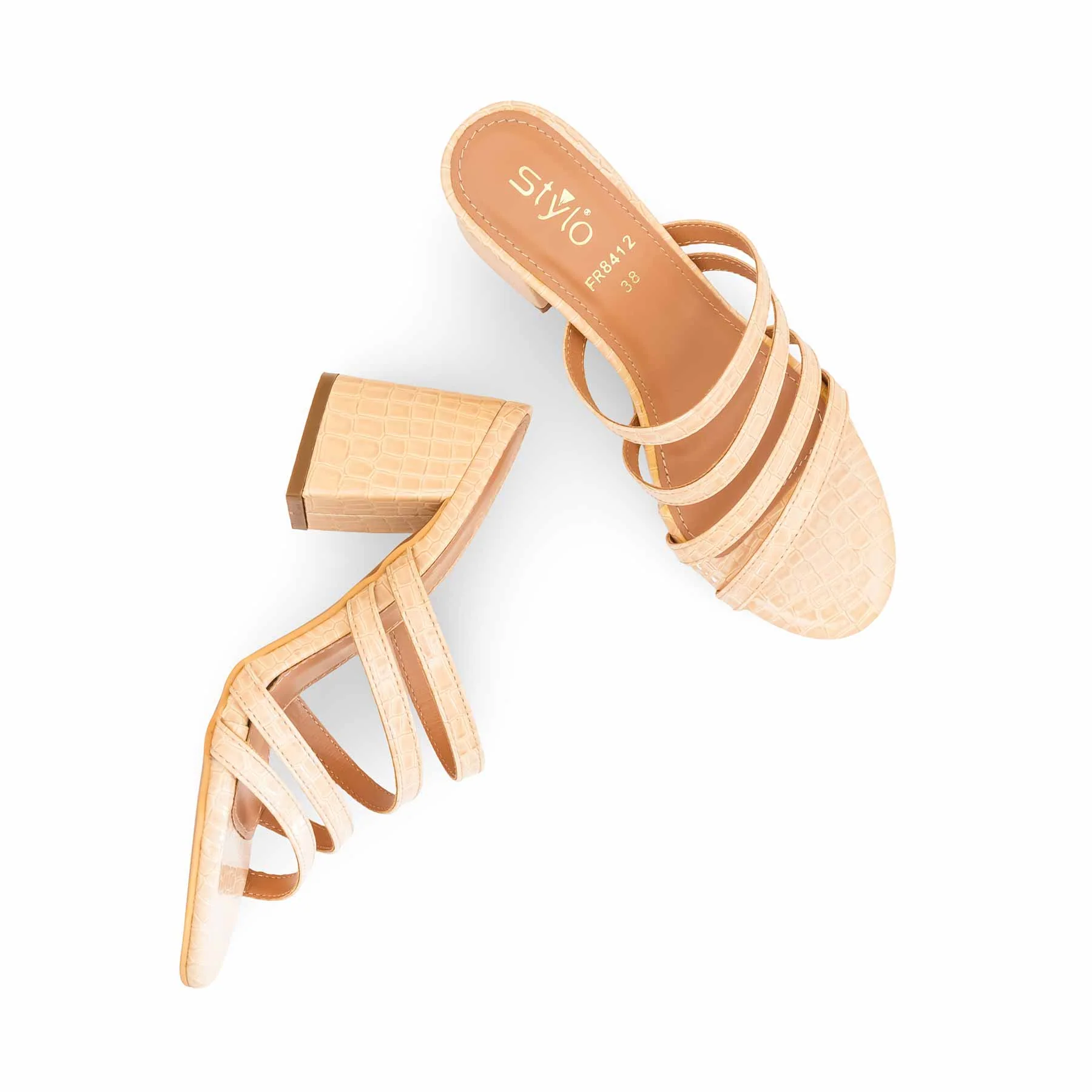 Cream Formal Women Slipper FR8412 - Image 5