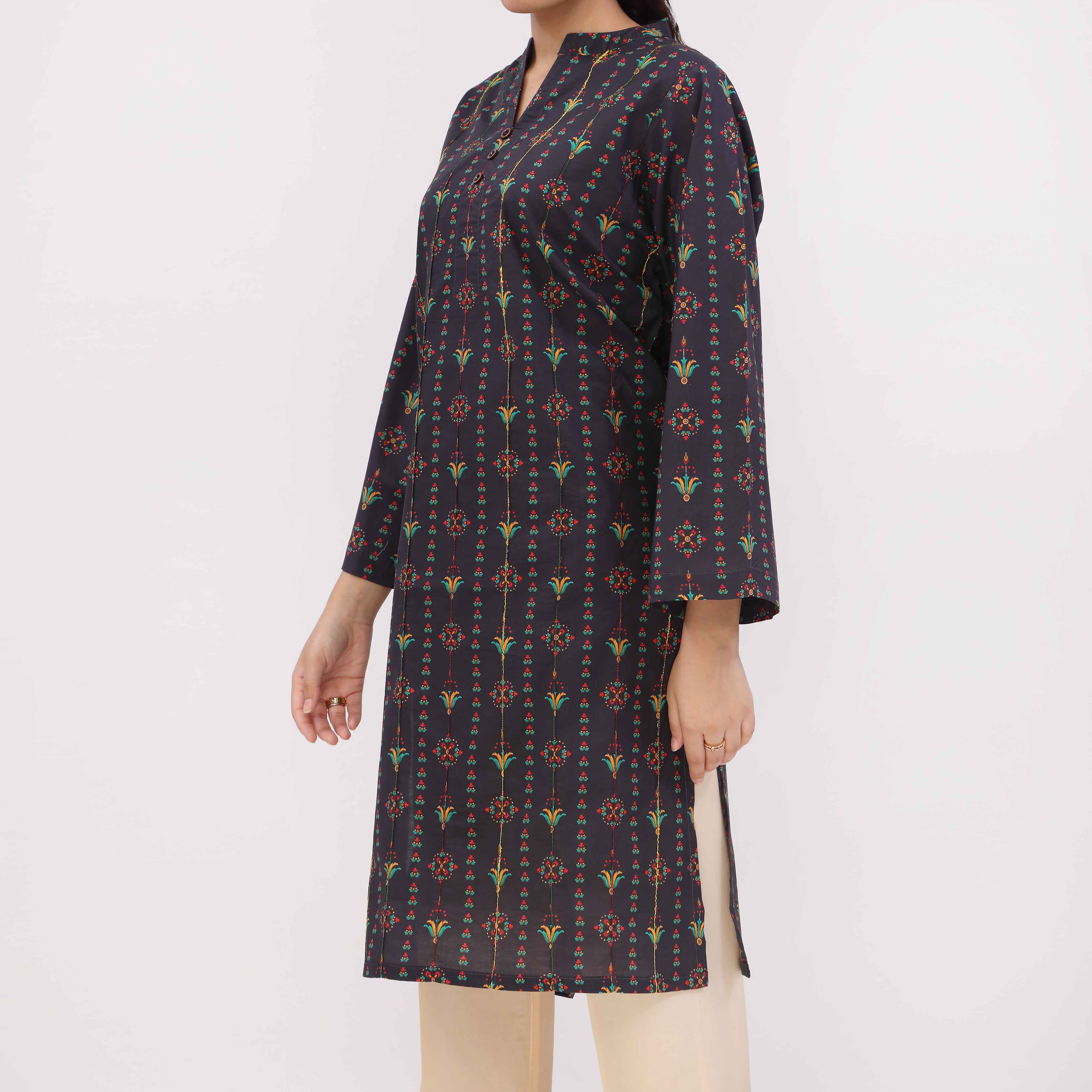 Digital Printed Cotton Cambric Shirt PW5026 - Image 4