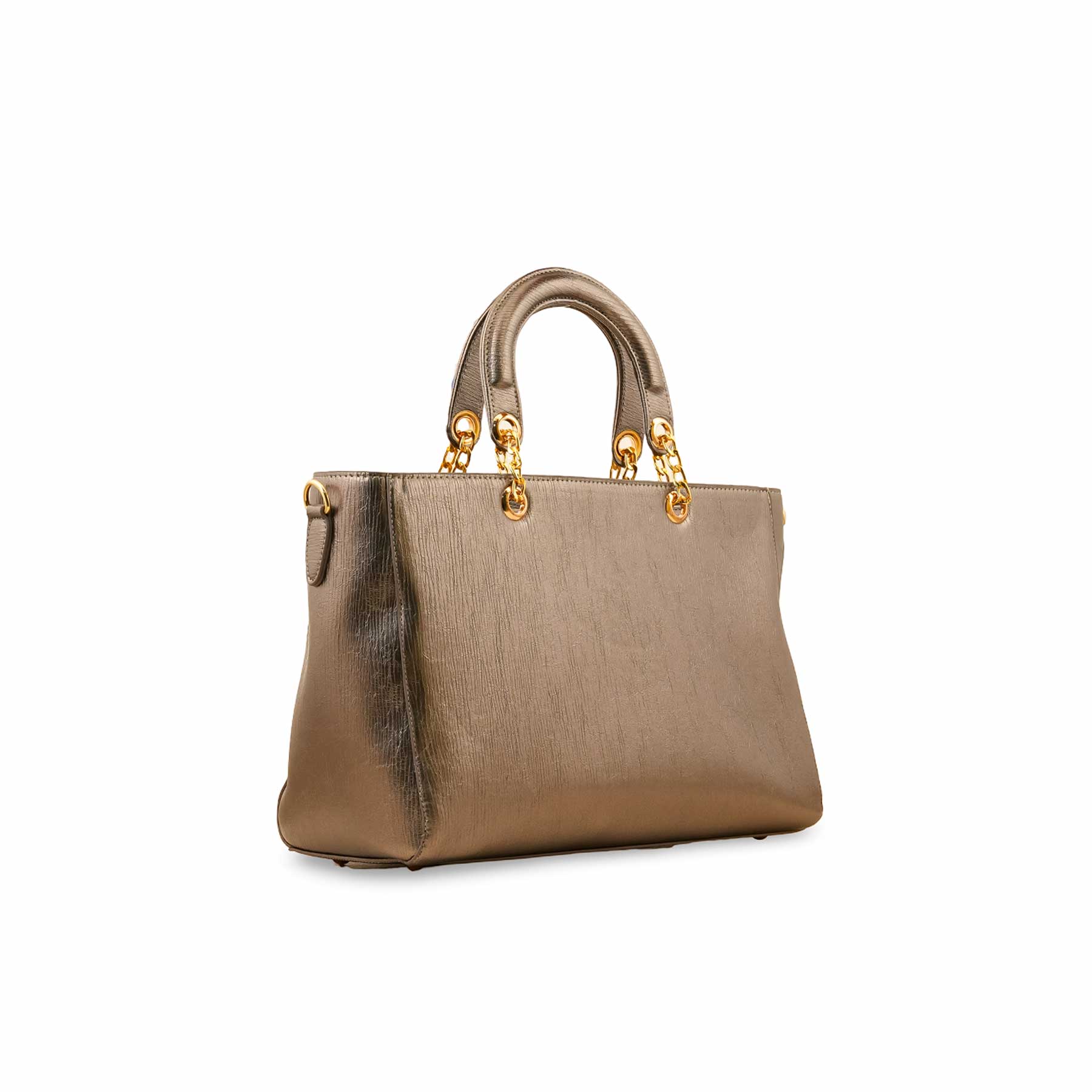 Dk Grey Formal Hand Bag For Ladies P55739 - Image 3