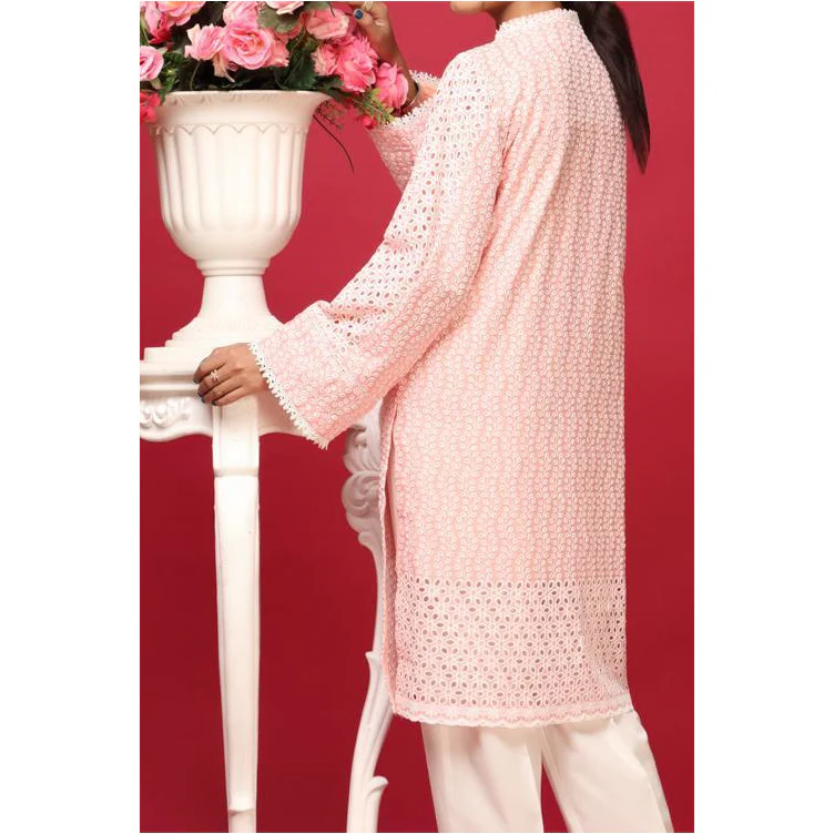 Embellished Chicken Kari Shirt SK Pink PE1148 - Image 2