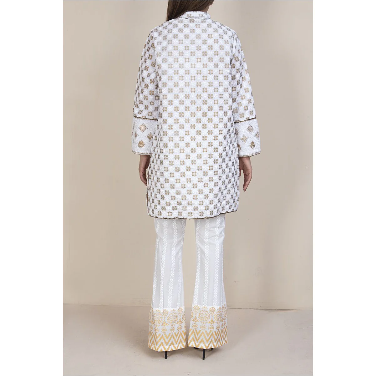 Embellished Cotton Shirt PS1032 - Image 3